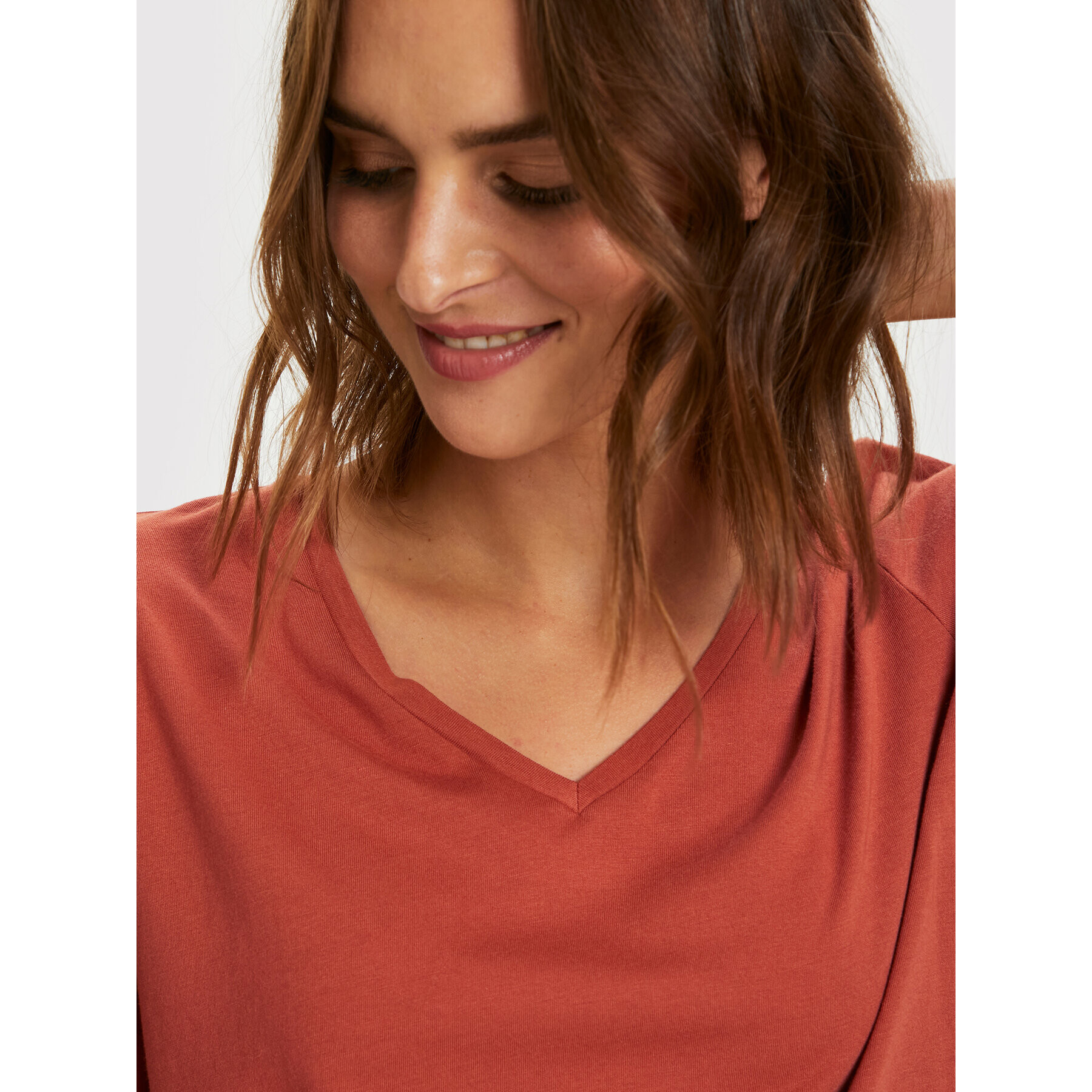Cream Тишърт Naia 10604508 Кафяв Regular Fit - Pepit.bg