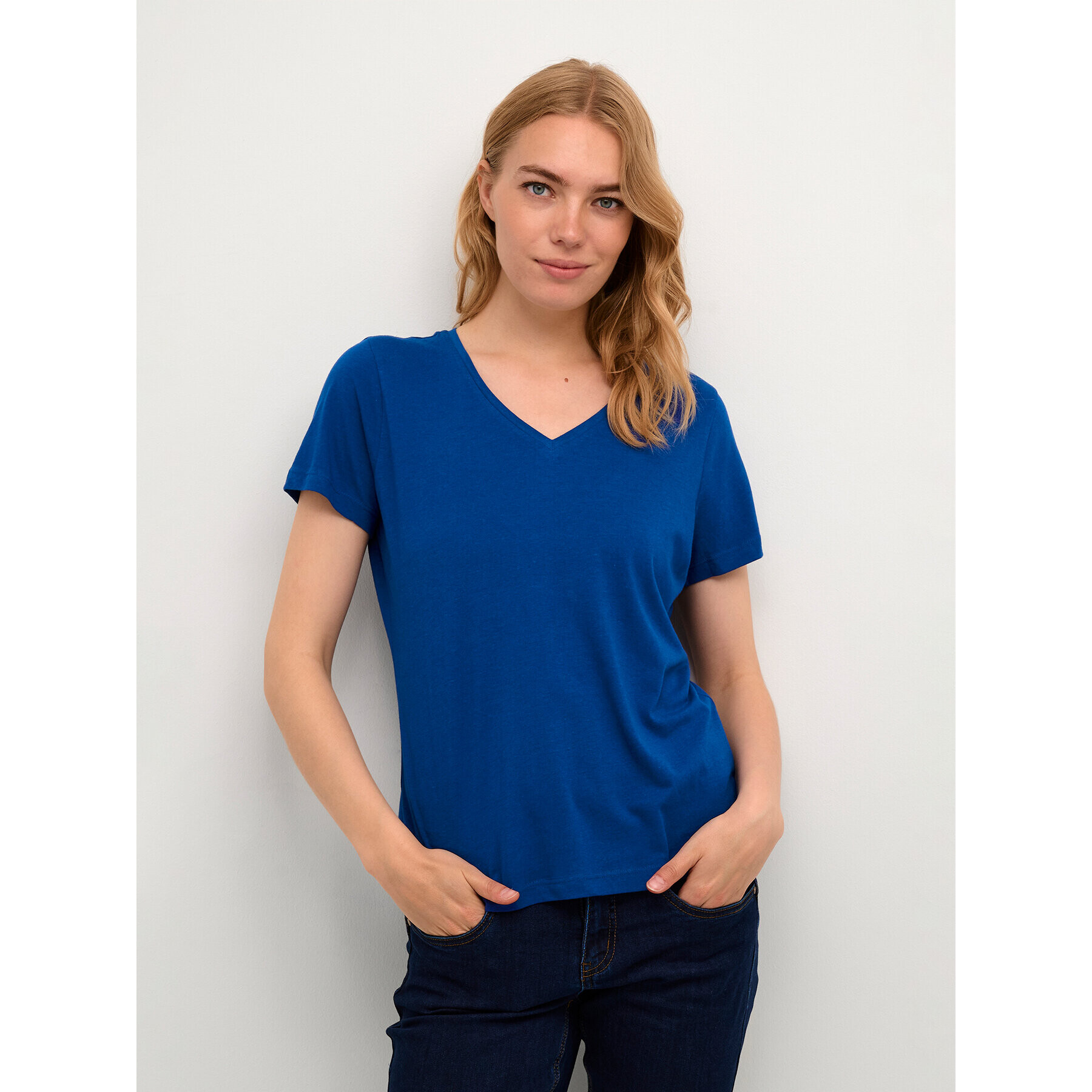 Cream Тишърт Nala 10604508 Тъмносин Regular Fit - Pepit.bg