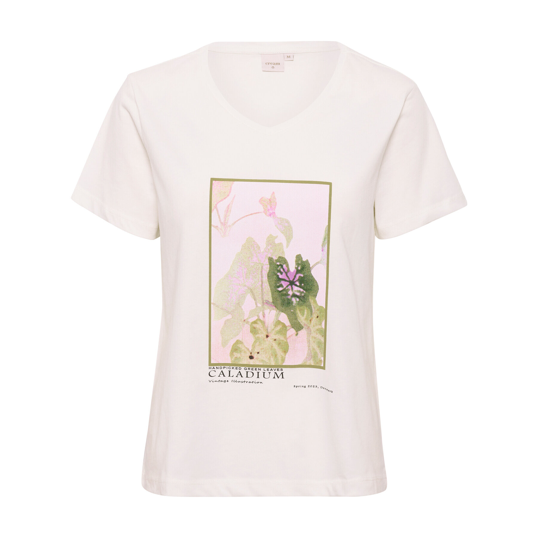 Cream Тишърт Sanna 10611287 Бял Regular Fit - Pepit.bg