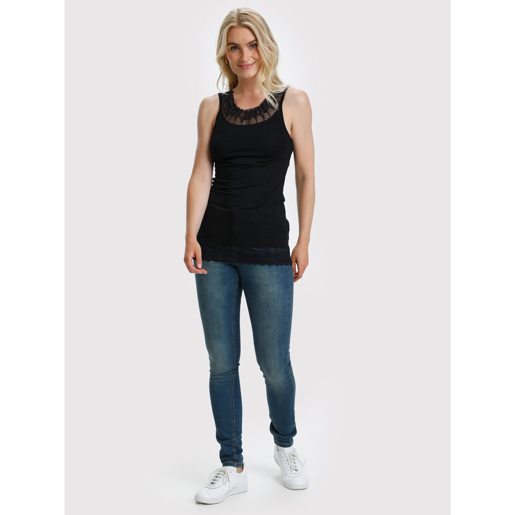 Cream топ Florence 10600385 Черен Slim Fit - Pepit.bg