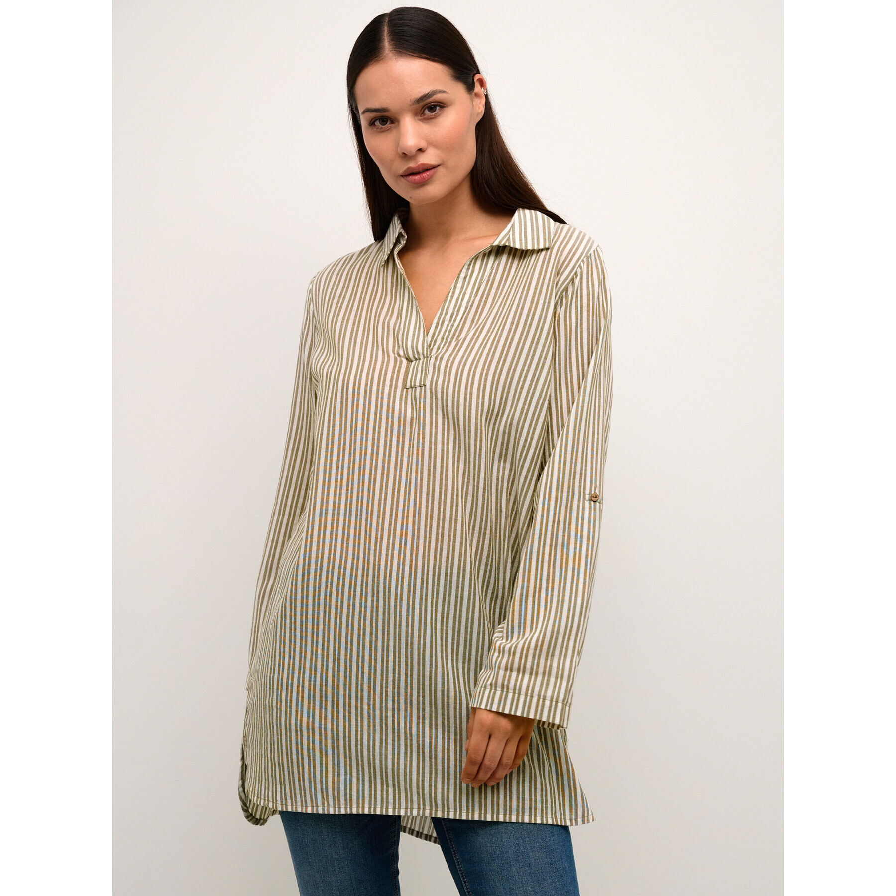 Cream Туника Anja 10611124 Зелен Regular Fit - Pepit.bg