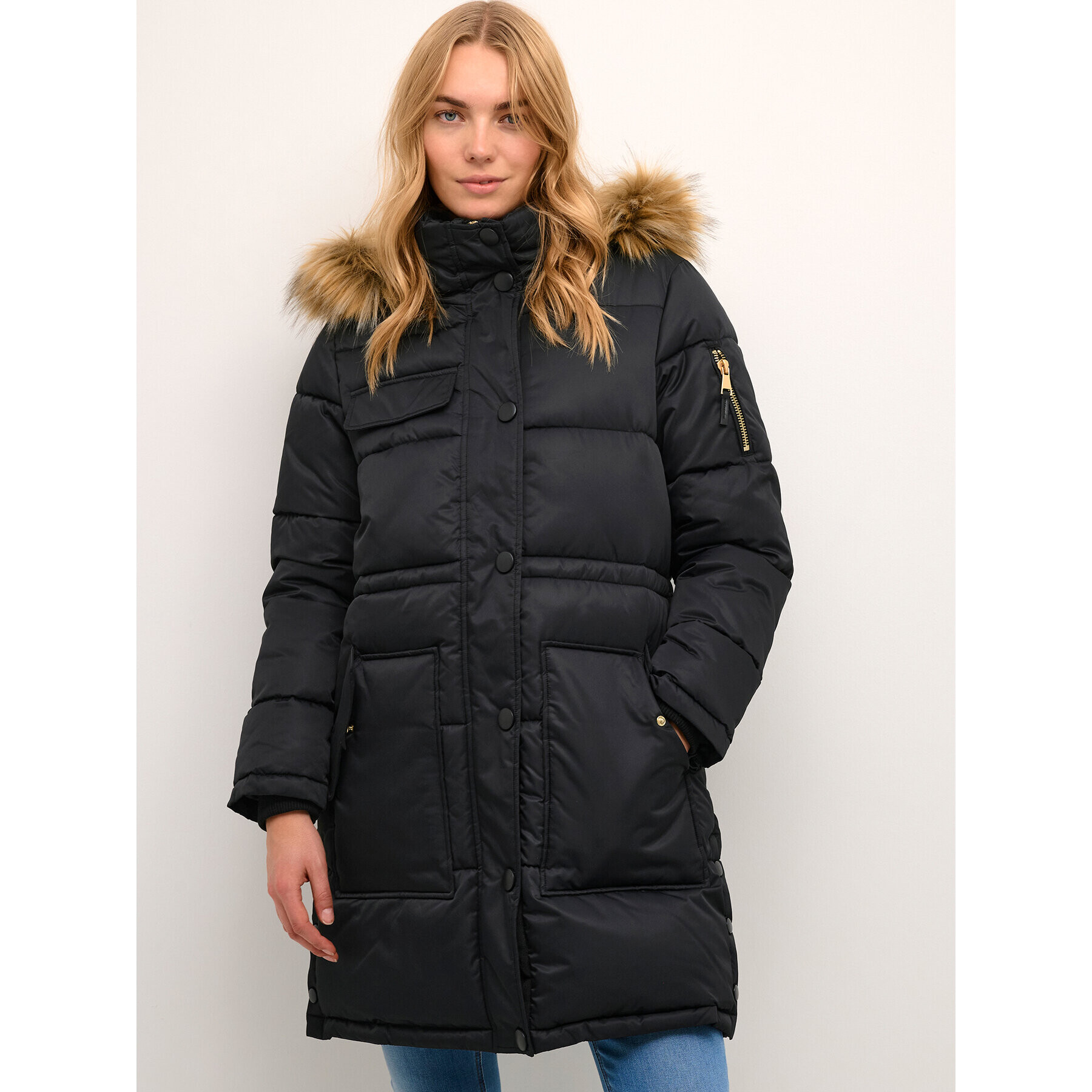 Cream Зимно яке Crcarokka 10611580 Черен Regular Fit - Pepit.bg