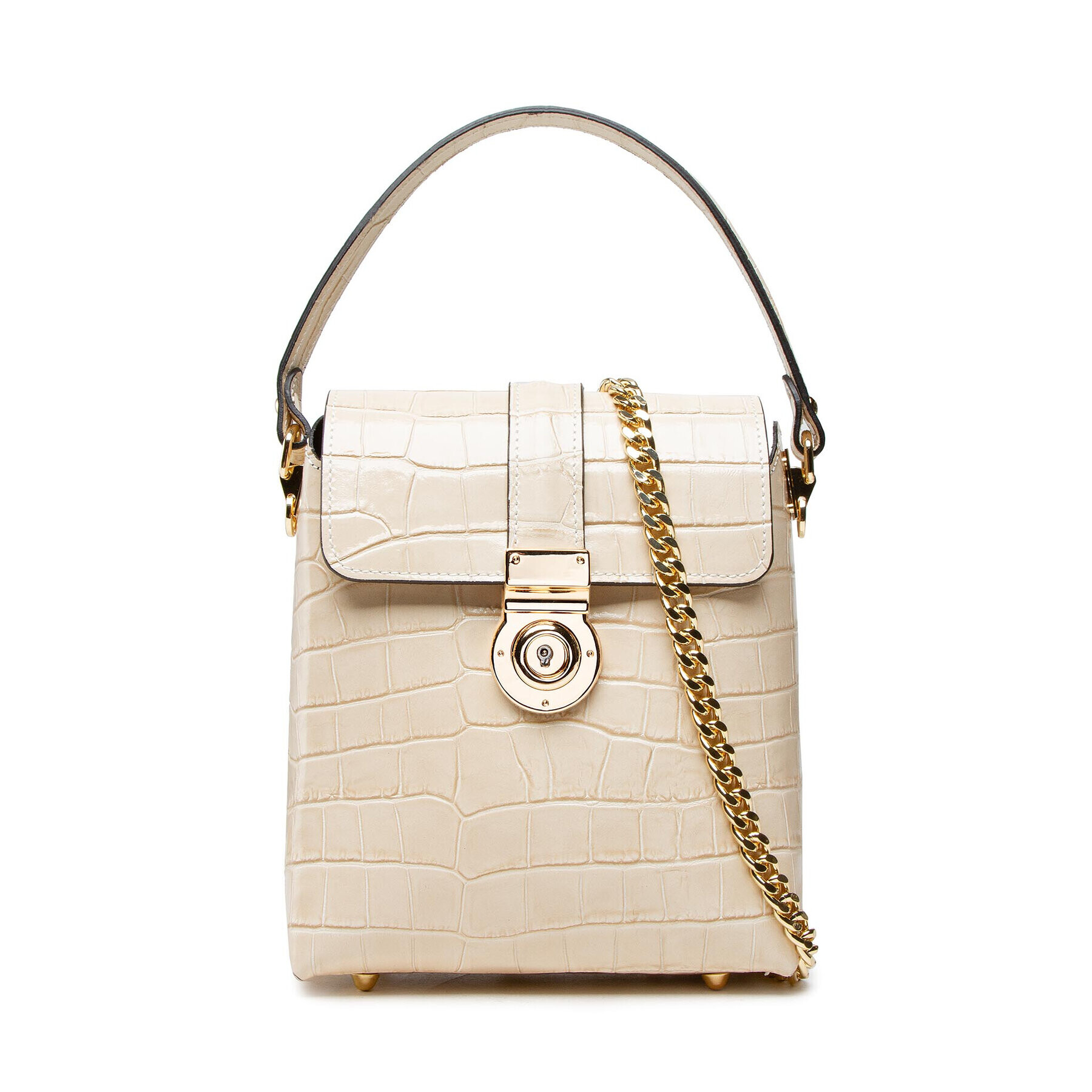 Creole Дамска чанта K10996 Бежов - Pepit.bg