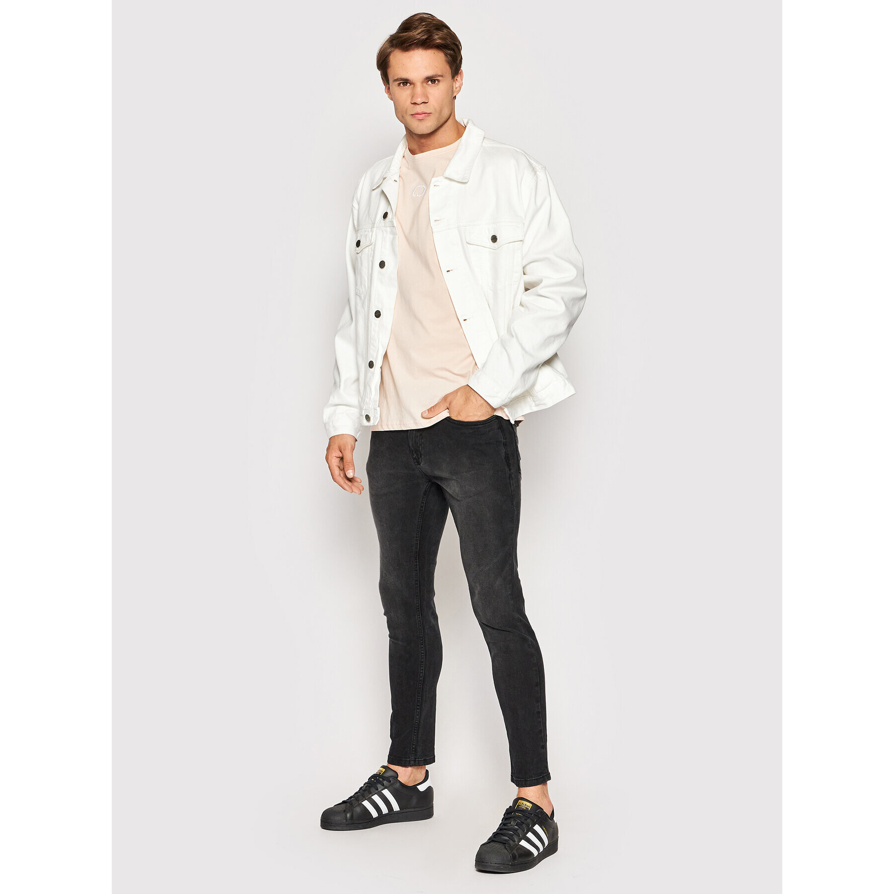 Criminal Damage Дънки Combo SSJC5GW21 Черен Slim Fit - Pepit.bg