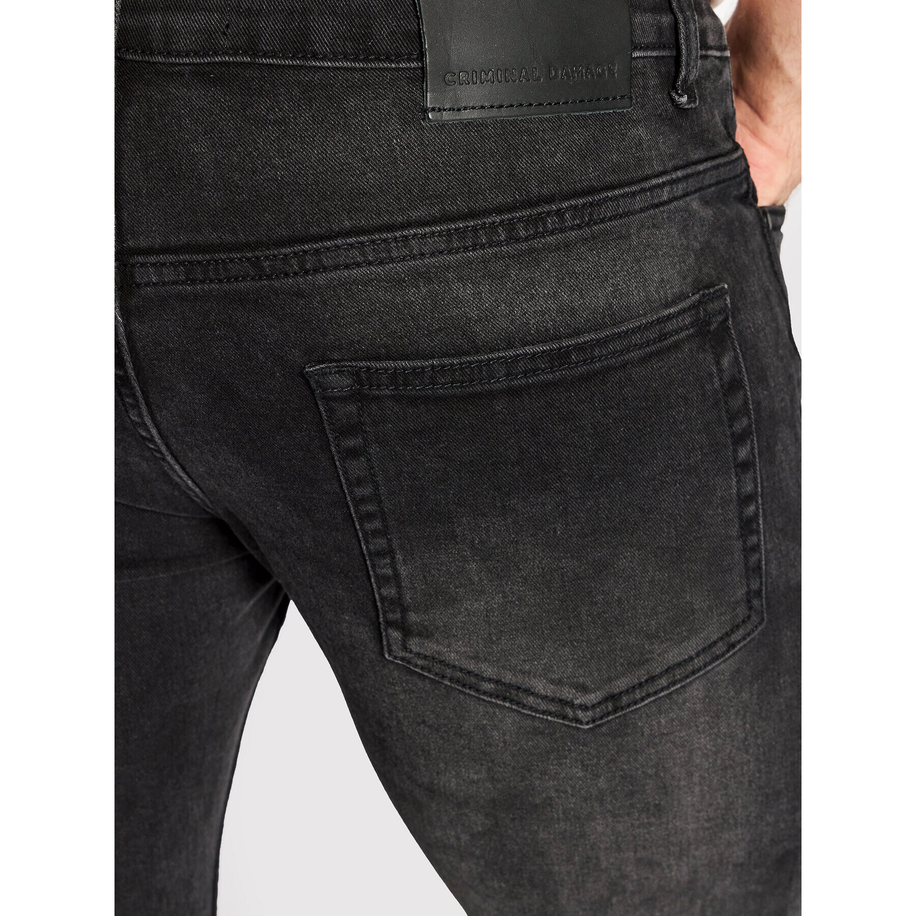 Criminal Damage Дънки Combo SSJC5GW21 Черен Slim Fit - Pepit.bg