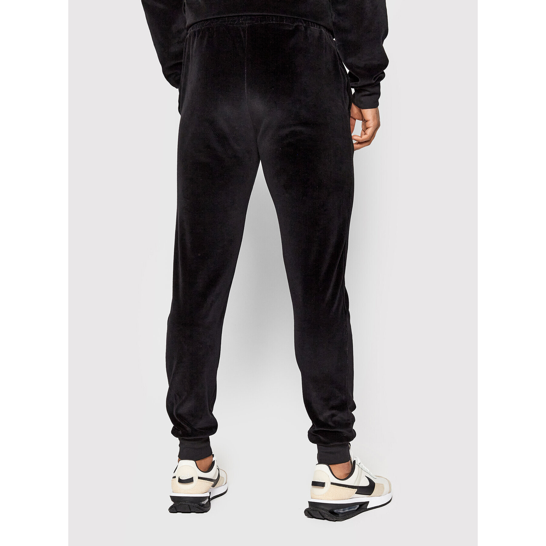 Criminal Damage Долнище анцуг Velour Jogger VJBV22 Черен Regular Fit - Pepit.bg