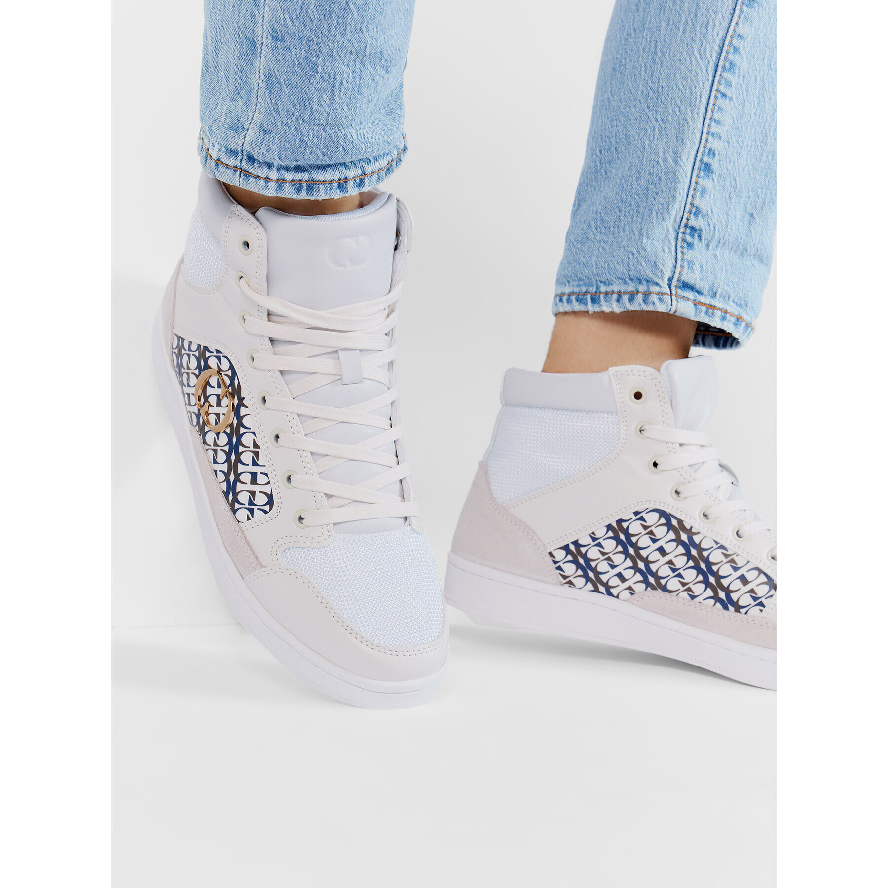 Criminal Damage Сникърси Craft High Top Бял - Pepit.bg