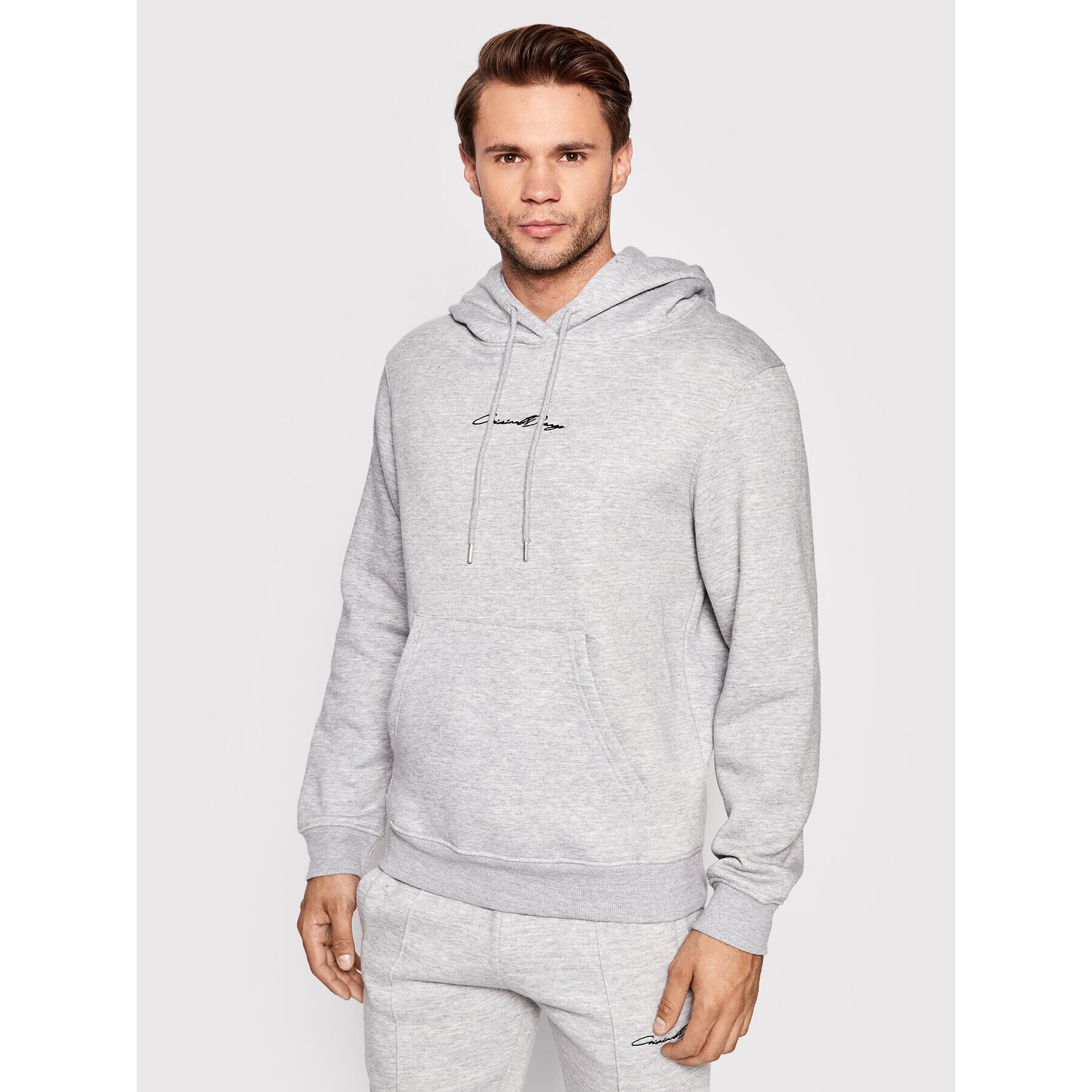 Criminal Damage Суитшърт Signature SHGM22 Сив Regular Fit - Pepit.bg