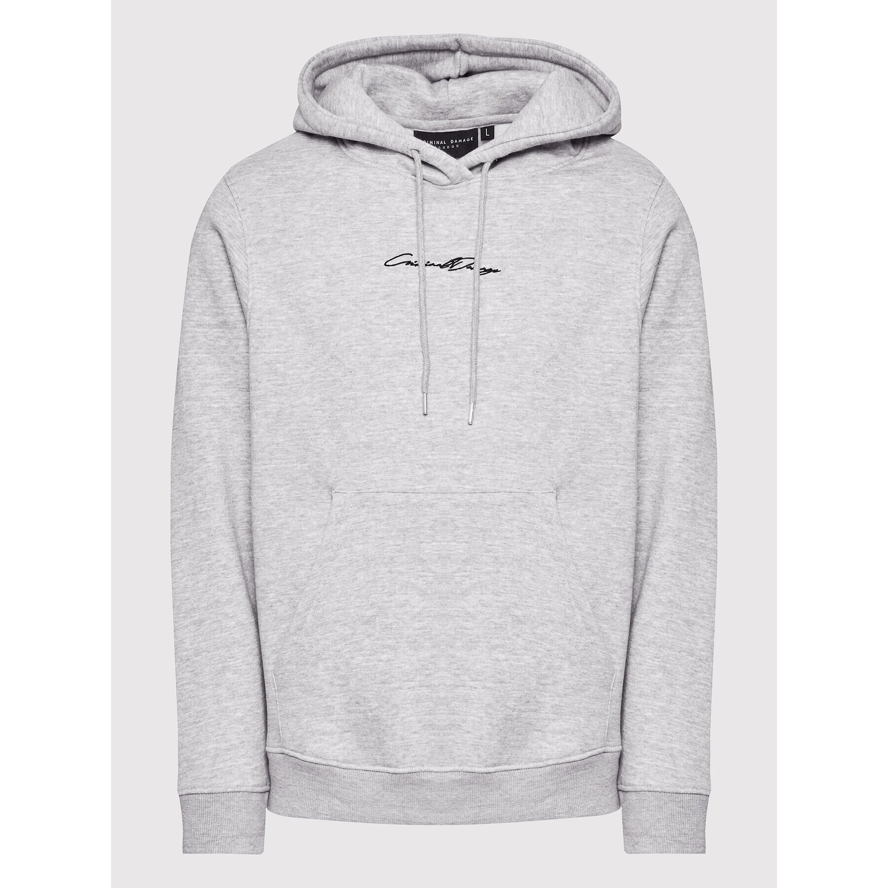 Criminal Damage Суитшърт Signature SHGM22 Сив Regular Fit - Pepit.bg