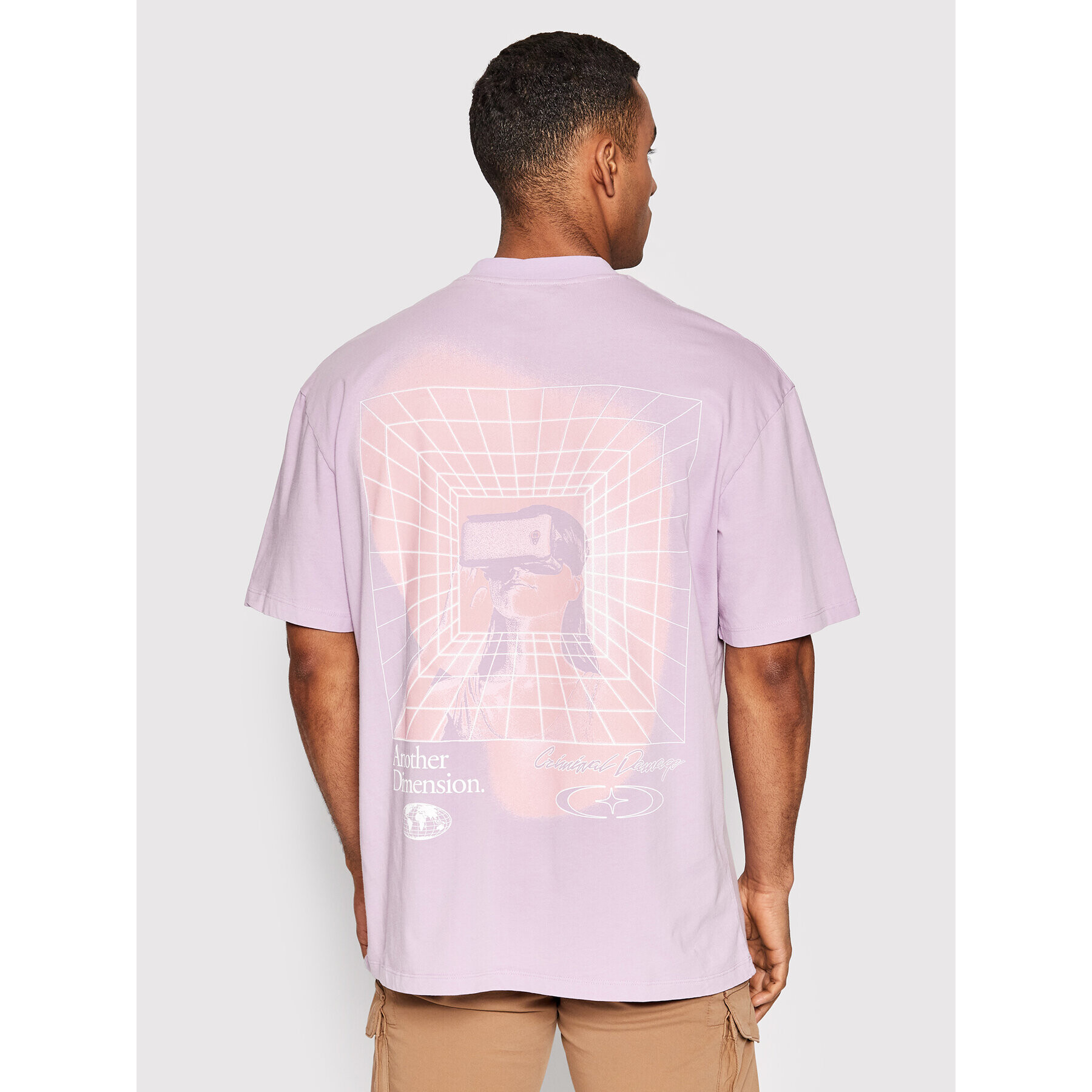 Criminal Damage Тишърт Another Dimension ADTLW22 Виолетов Regular Fit - Pepit.bg