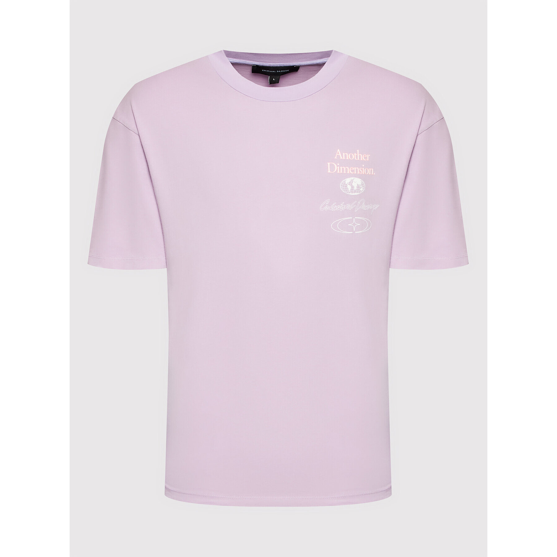 Criminal Damage Тишърт Another Dimension ADTLW22 Виолетов Regular Fit - Pepit.bg