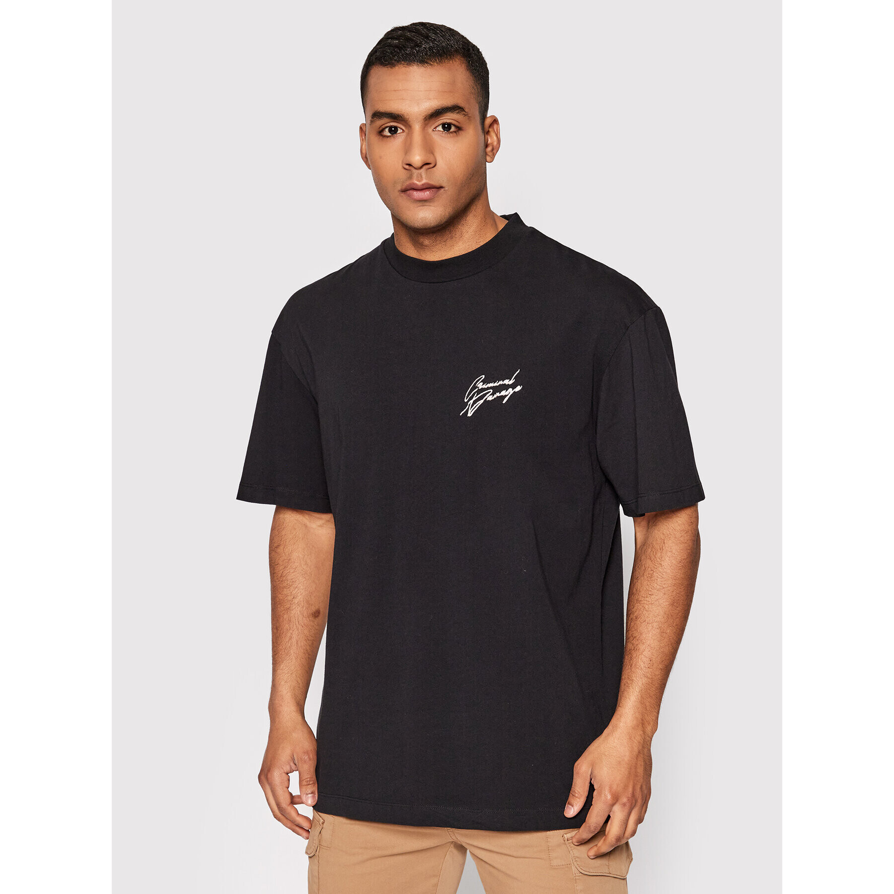 Criminal Damage Тишърт Hidden Tiger HTBW22 Черен Regular Fit - Pepit.bg