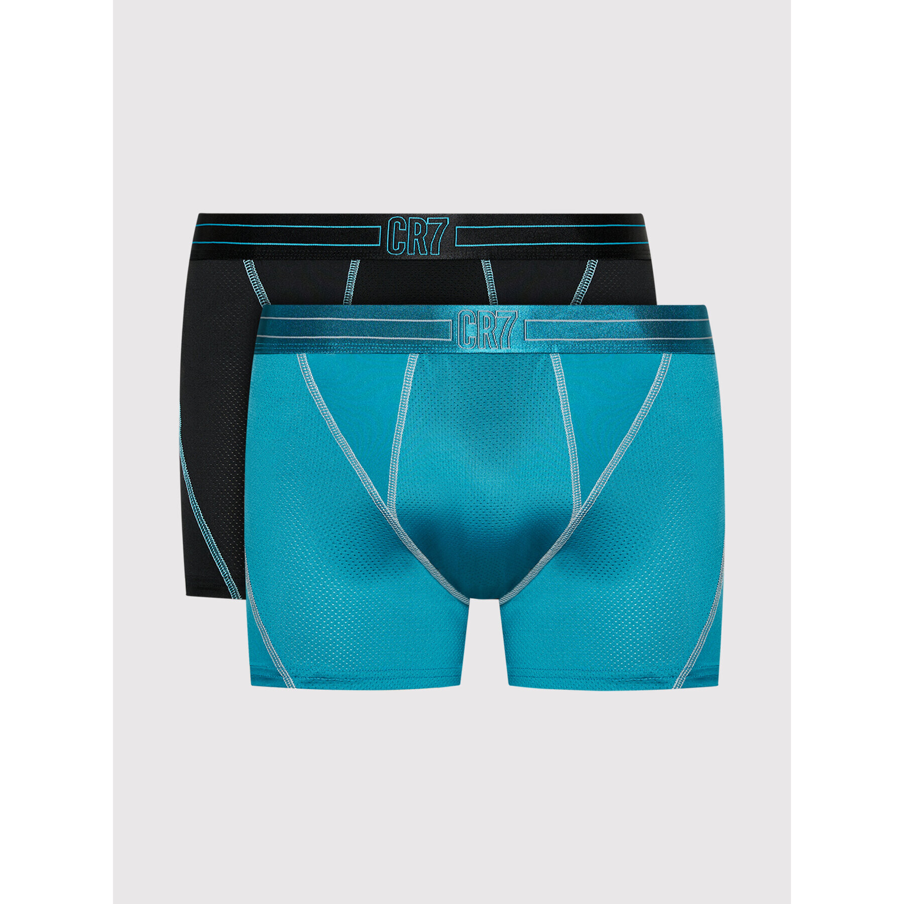 Cristiano Ronaldo CR7 Комплект 2 чифта боксерки Fashion 2-Pack Trunk Mesh 8514-49-334 Черен - Pepit.bg