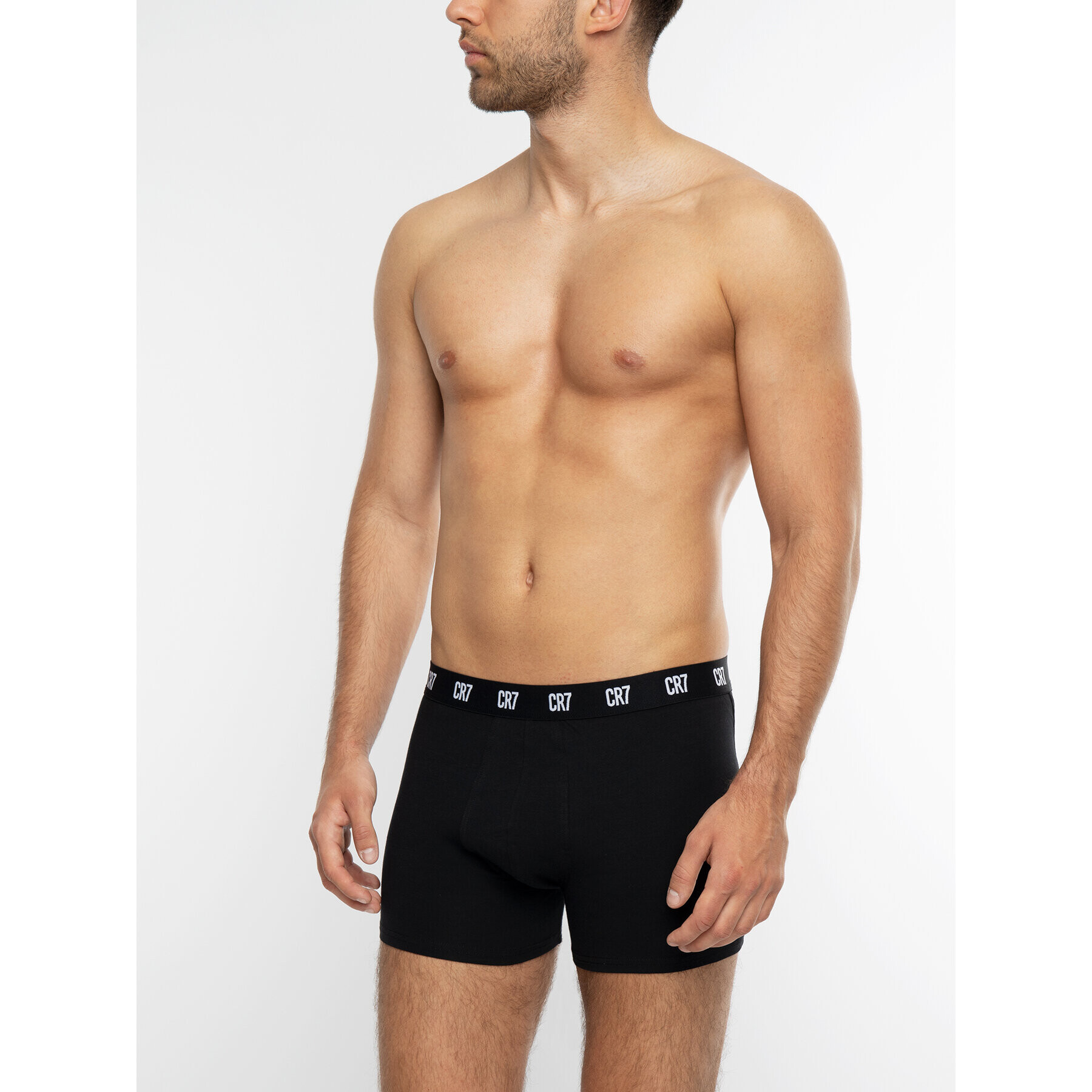 Cristiano Ronaldo CR7 Комплект 3 чифта боксерки Basic Trunk 3-Pack 8100-49-900 Черен - Pepit.bg