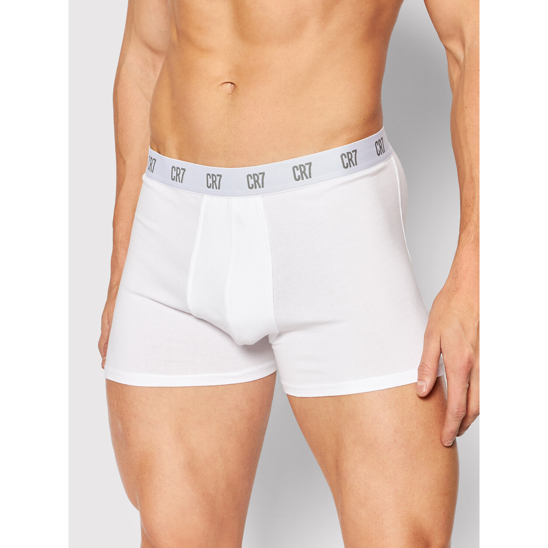 Cristiano Ronaldo CR7 Комплект 3 чифта боксерки Main Basic 3Pack 8100-49-100 Бял - Pepit.bg