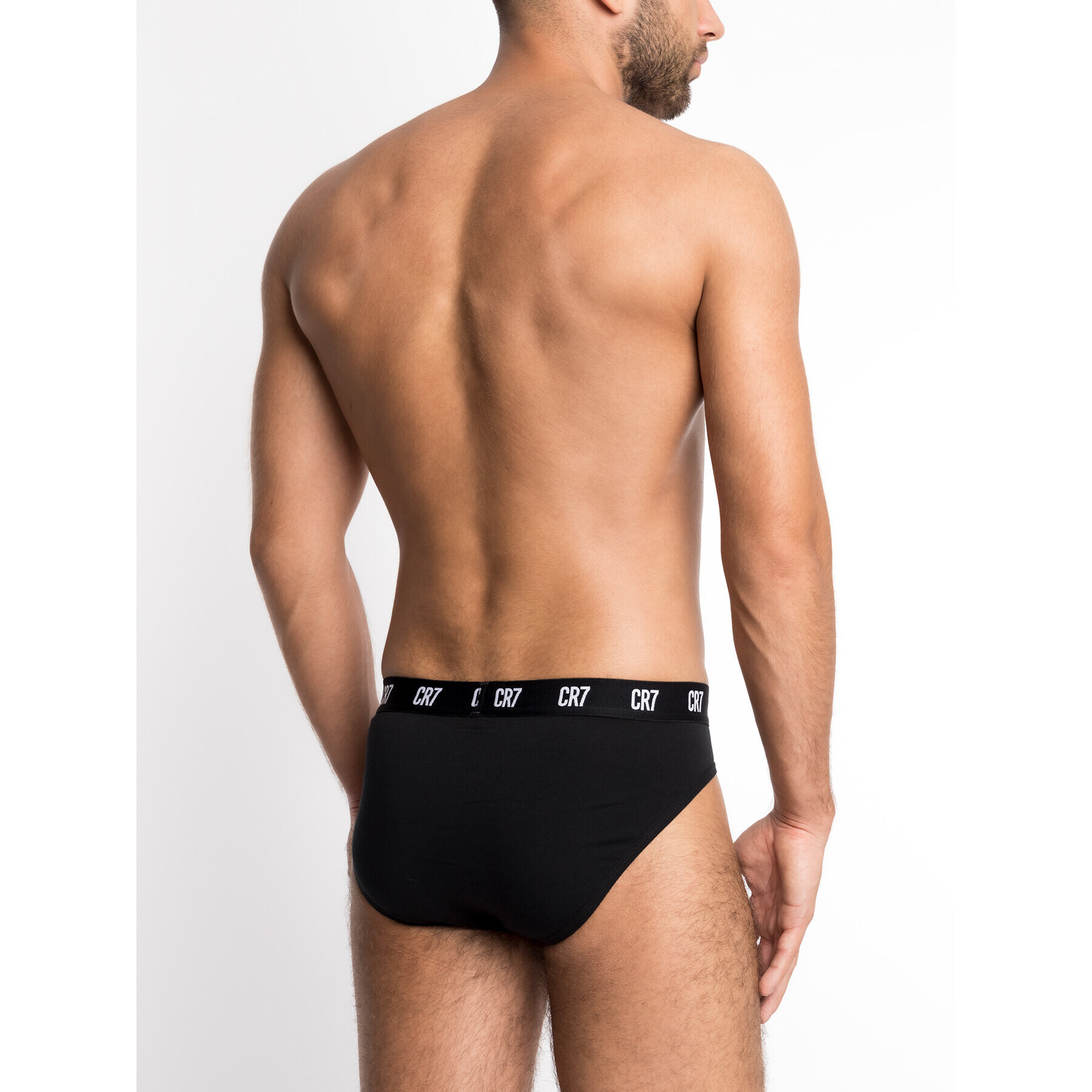 Cristiano Ronaldo CR7 Комплект 3 чифта слипове Main Basic Brief 3-Pack 8100-66-900 Черен - Pepit.bg