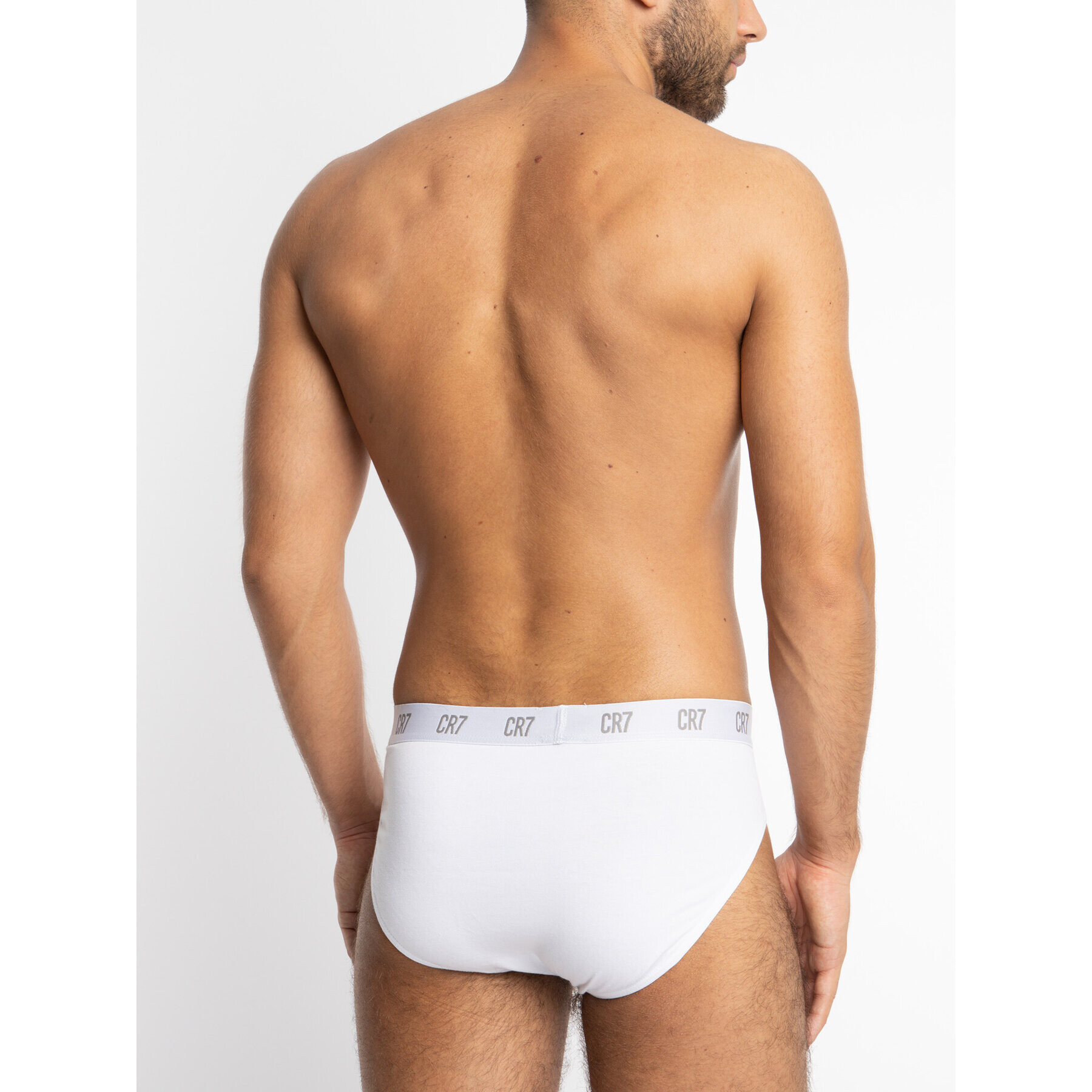 Cristiano Ronaldo CR7 Комплект 3 чифта слипове Main Basic Brief 3Pack 8100-66-100 Бял - Pepit.bg