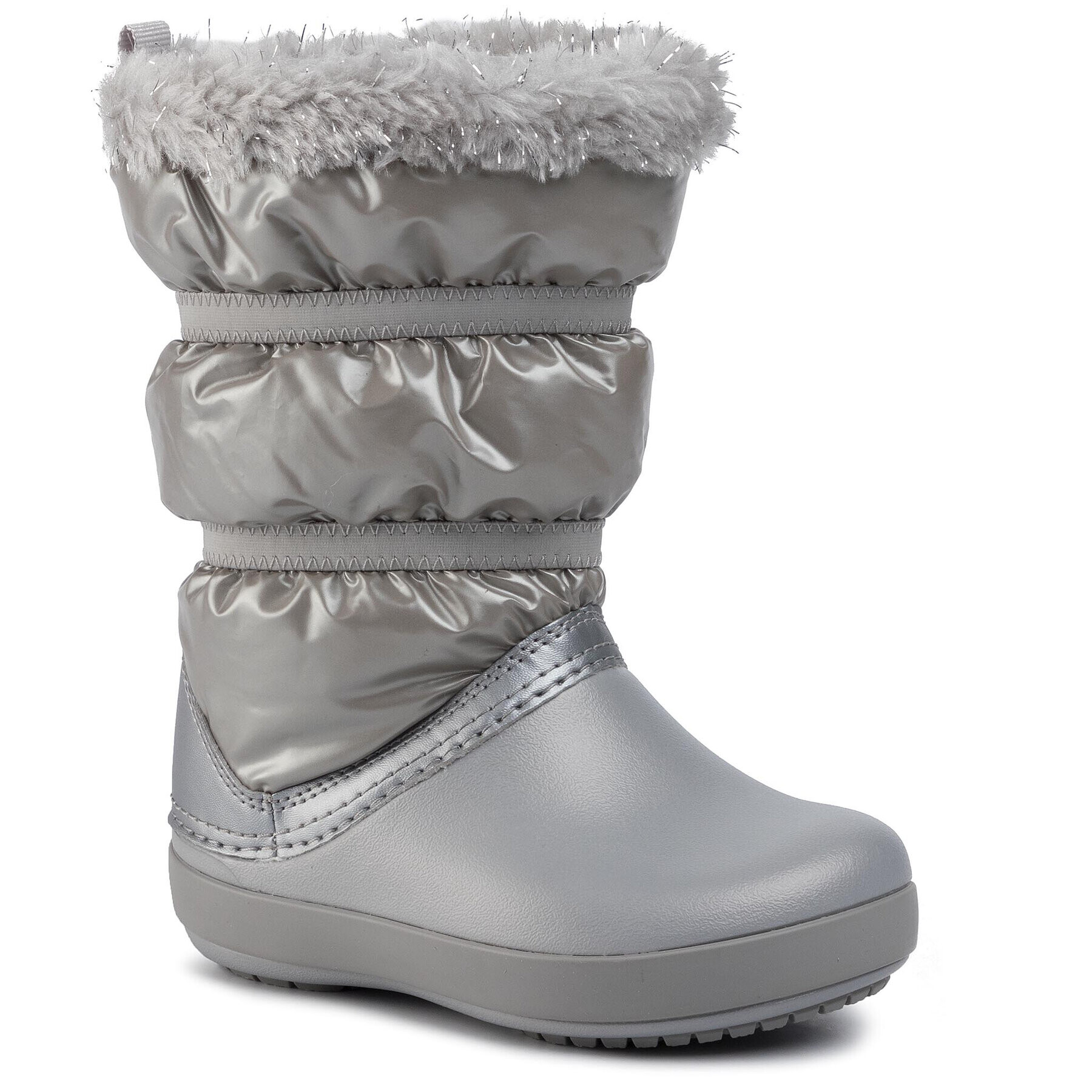 Crocs Апрески Cb Lodgepoint Metallic Boot G 205829 Сребрист - Pepit.bg