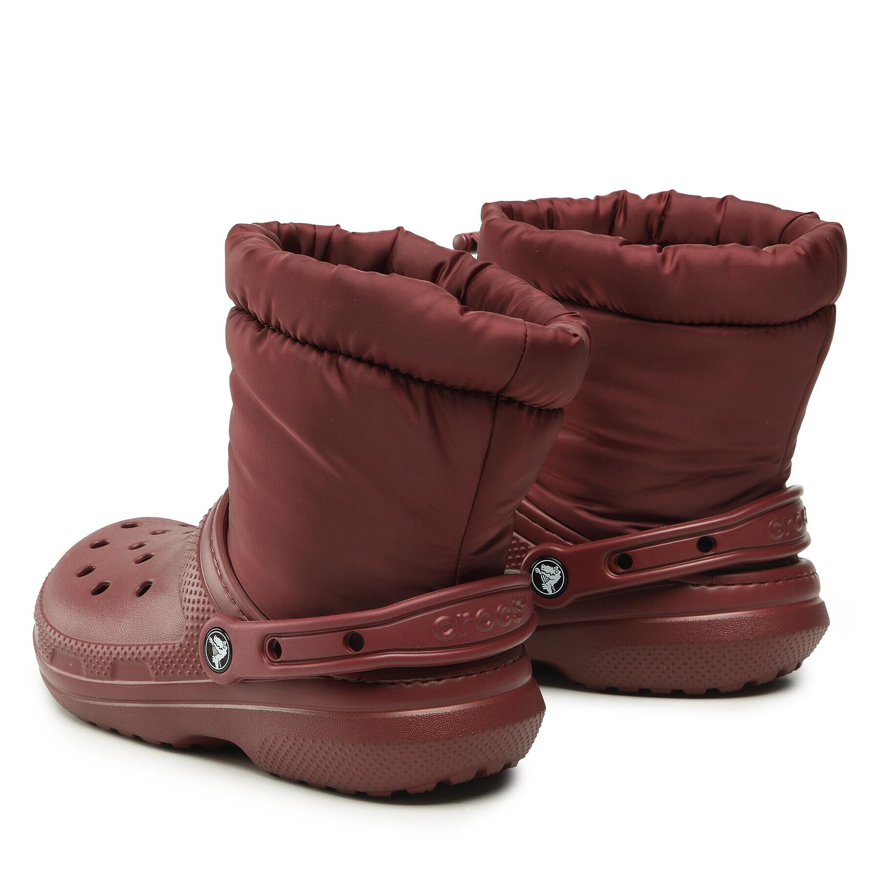 Crocs Апрески Classic Lined Neo Puff Boot 206630 Бордо - Pepit.bg