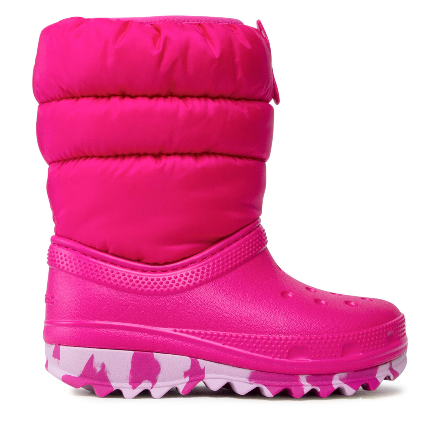 Crocs Апрески Classic Neo Puff Boot K 207275 Розов - Pepit.bg