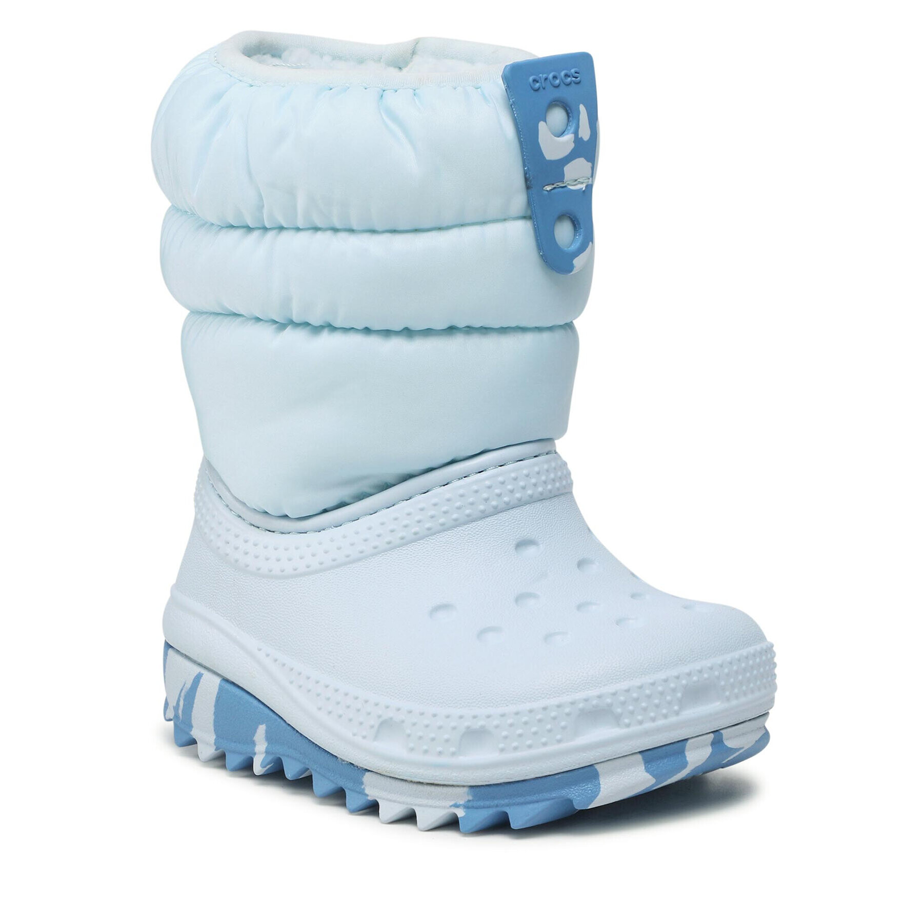 Crocs Апрески Classic Neo Puff Boot K 207275 Син - Pepit.bg