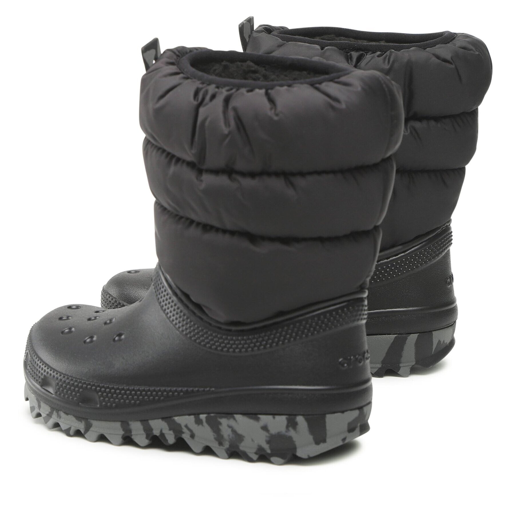 Crocs Апрески Classic Neo Puff Boot K 207684 Черен - Pepit.bg