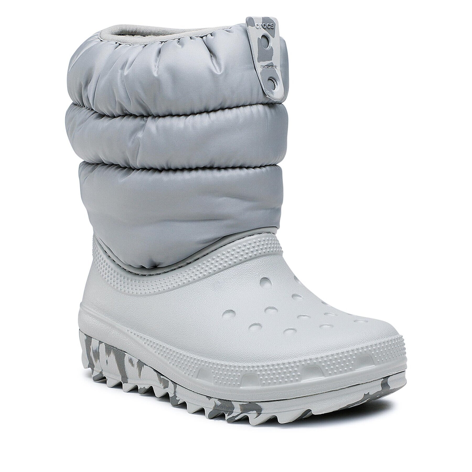 Crocs Апрески Classic Neo Puff Boot K 207684 Сив - Pepit.bg