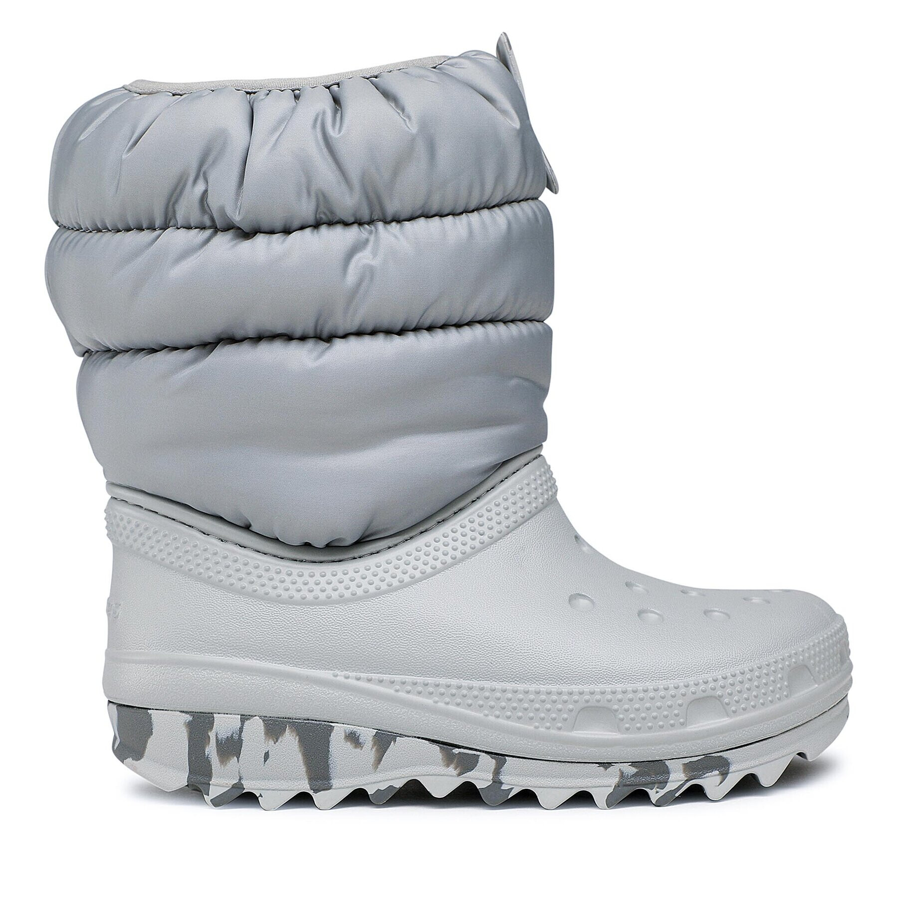 Crocs Апрески Classic Neo Puff Boot K 207684 Сив - Pepit.bg