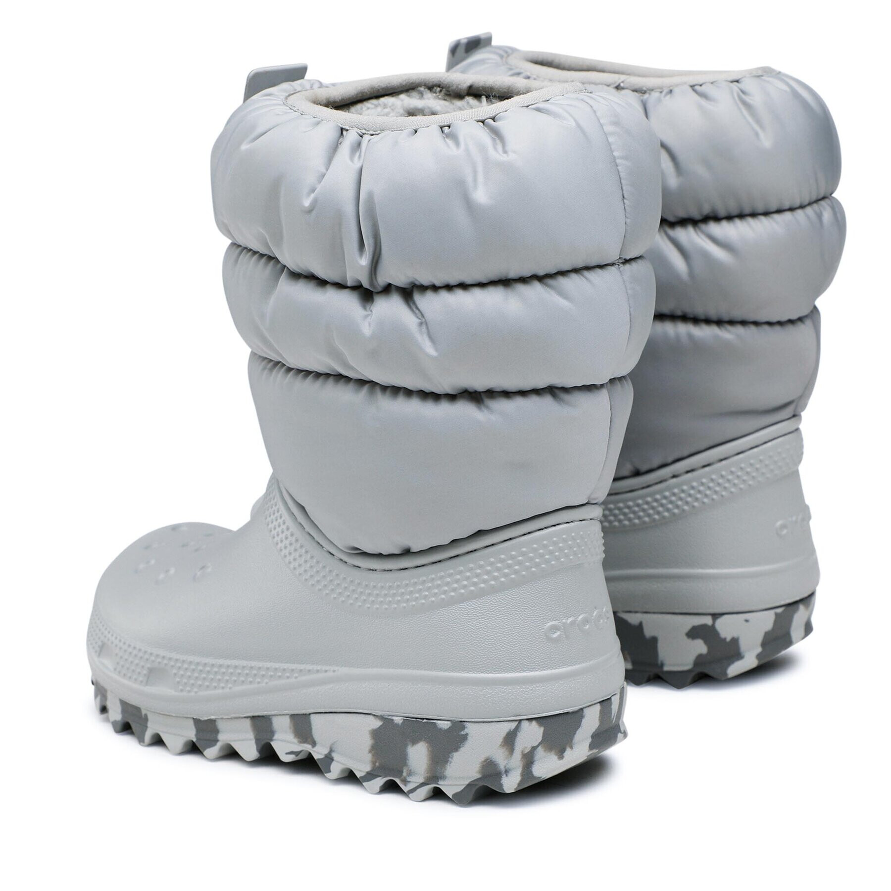 Crocs Апрески Classic Neo Puff Boot K 207684 Сив - Pepit.bg