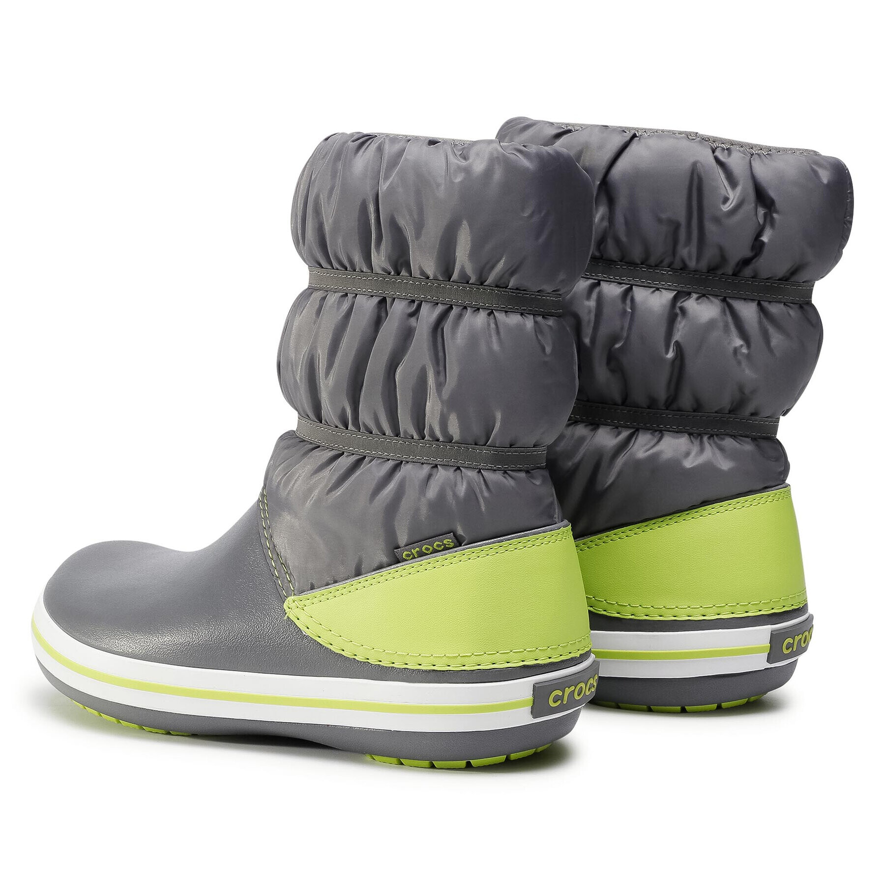 Crocs Апрески Crocband Winter Boot K 206550 Сребрист - Pepit.bg