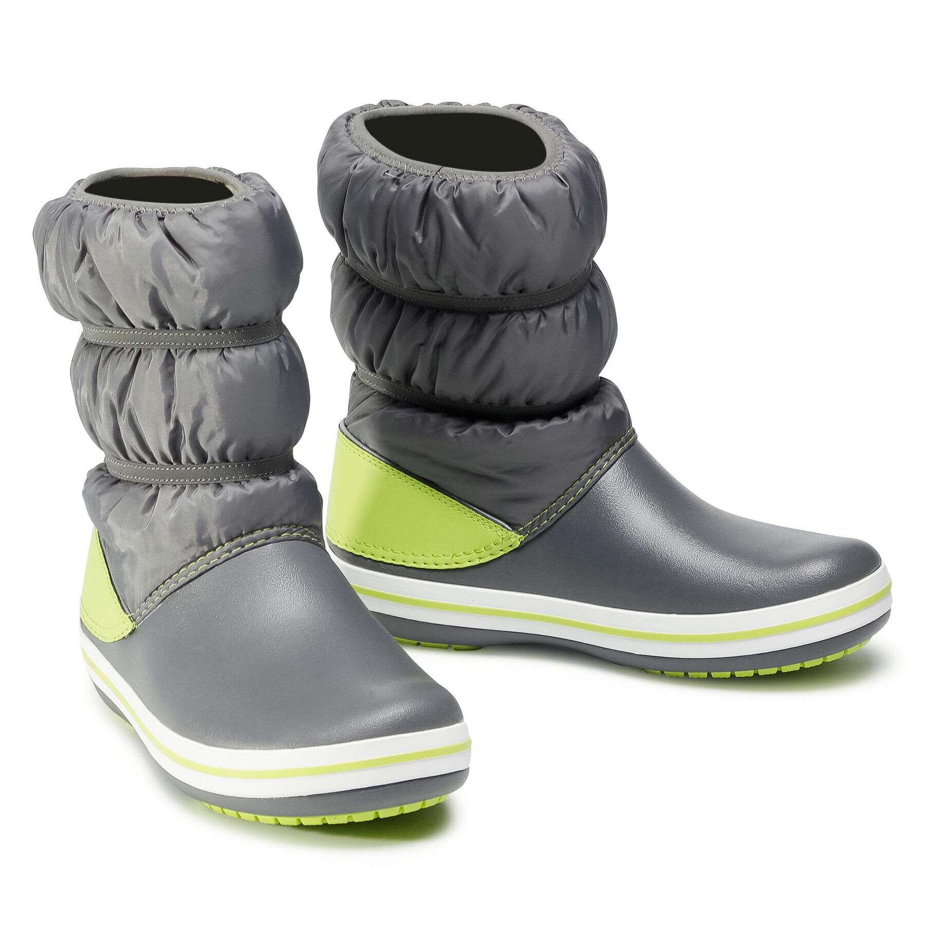 Crocs Апрески Crocband Winter Boot K 206550 Сребрист - Pepit.bg