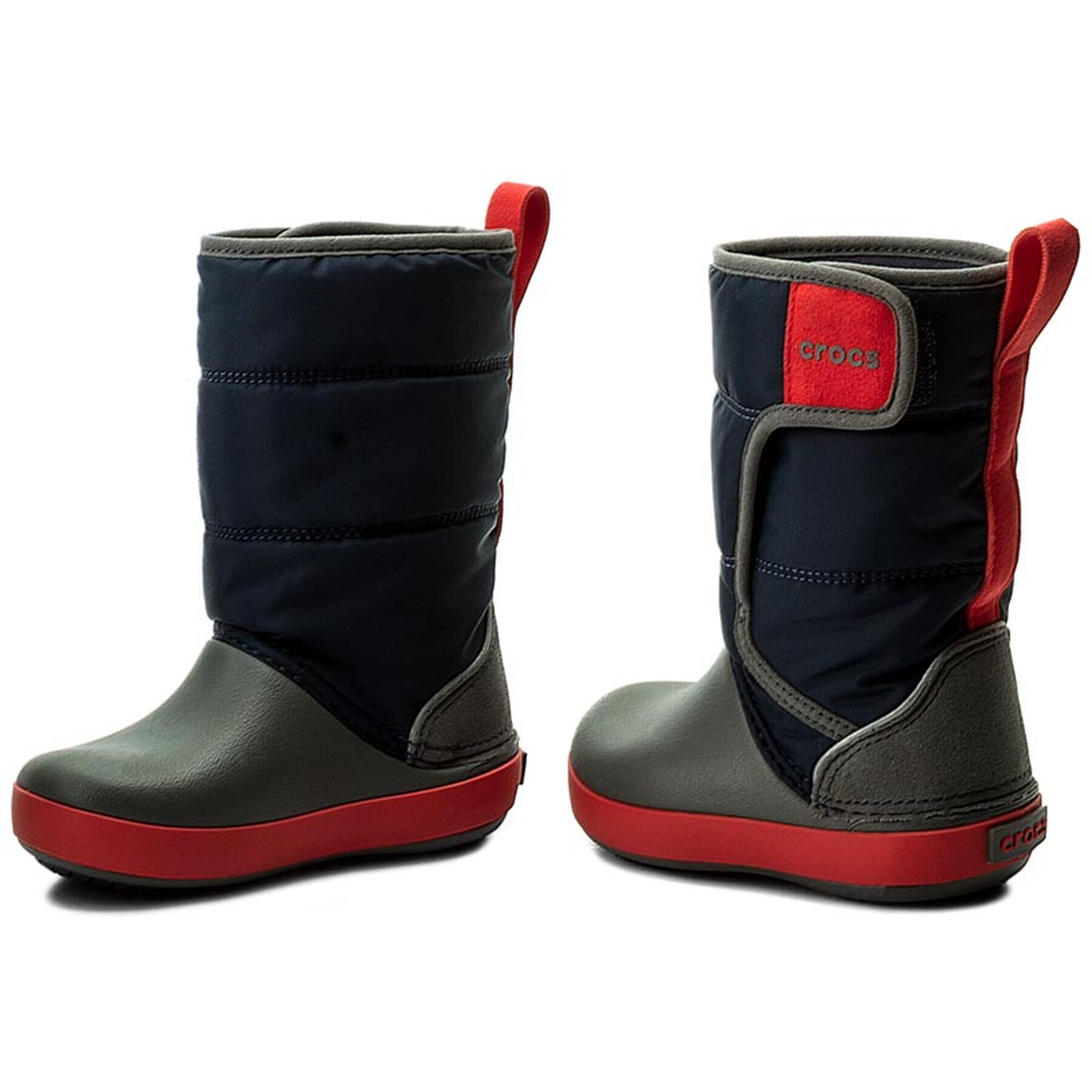 Crocs Апрески Lodgepoint Snow Boot K 204660 Тъмносин - Pepit.bg