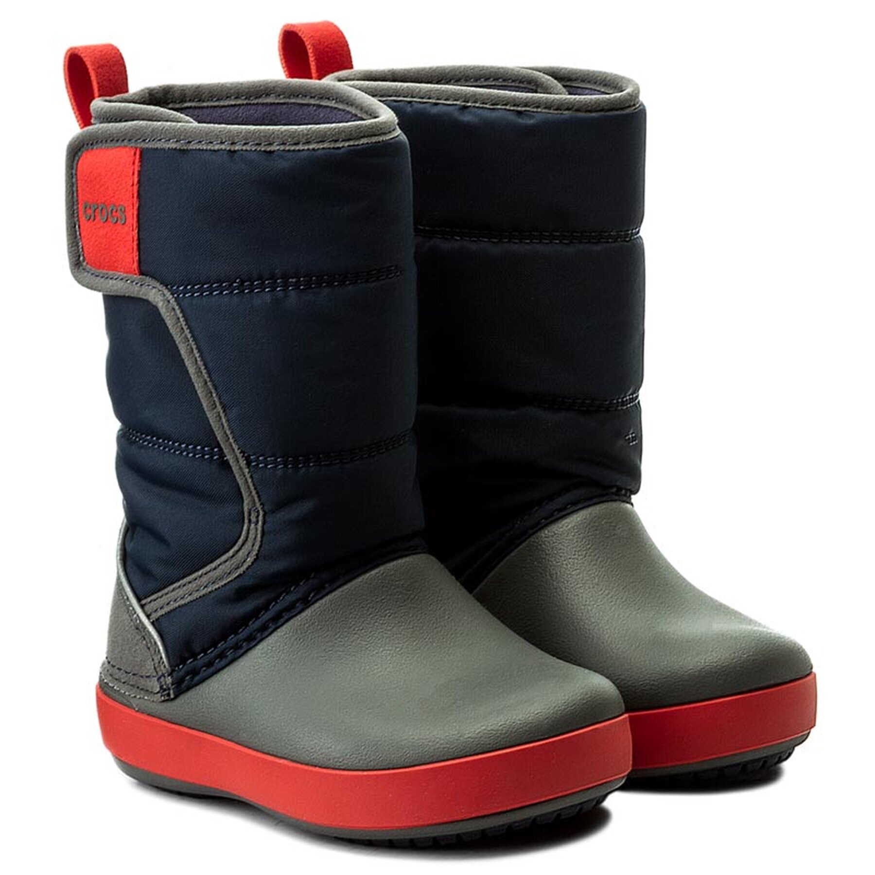 Crocs Апрески Lodgepoint Snow Boot K 204660 Тъмносин - Pepit.bg