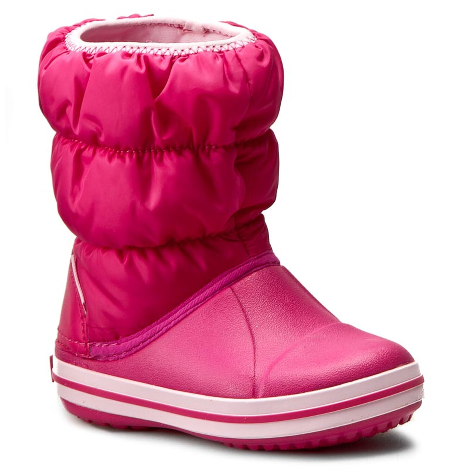 Crocs Апрески Winter Puff Boot Kids 14613 Розов - Pepit.bg