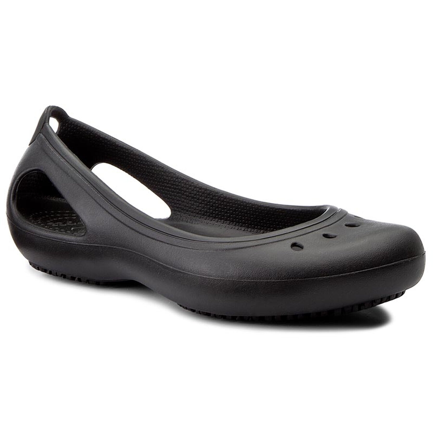 Crocs Балеринки Kadee Work Flat W 200941 Черен - Pepit.bg