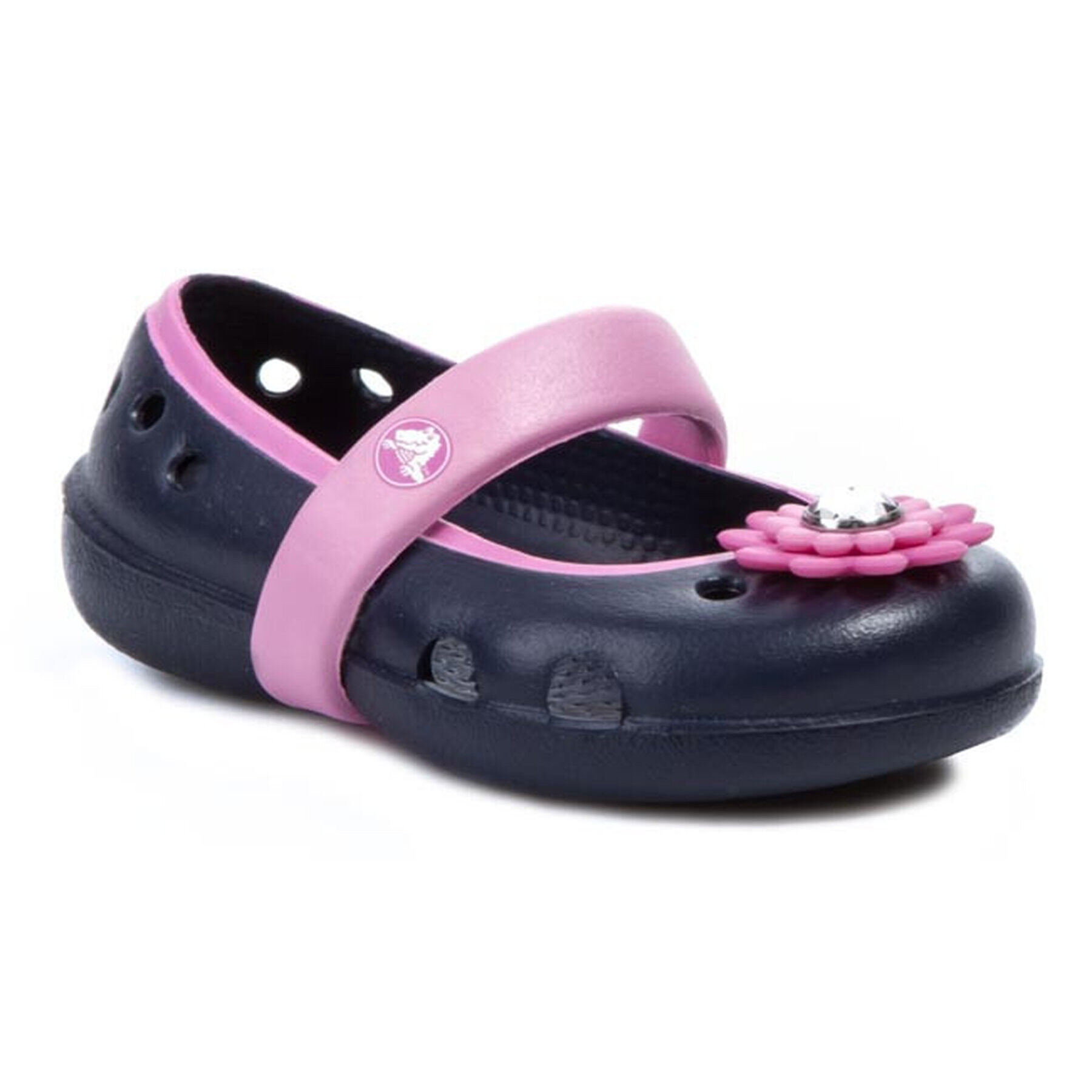 Crocs Балеринки Keeley Petal Charm Flat Ps 15399 Тъмносин - Pepit.bg