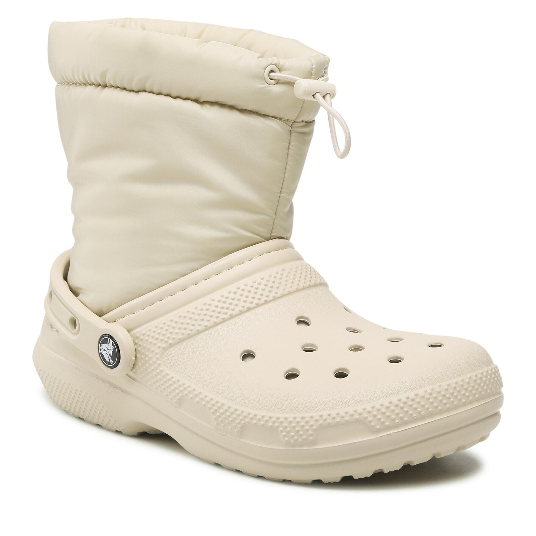 Crocs Боти Classic Lined Neo Puff Boot 206630 Бежов - Pepit.bg