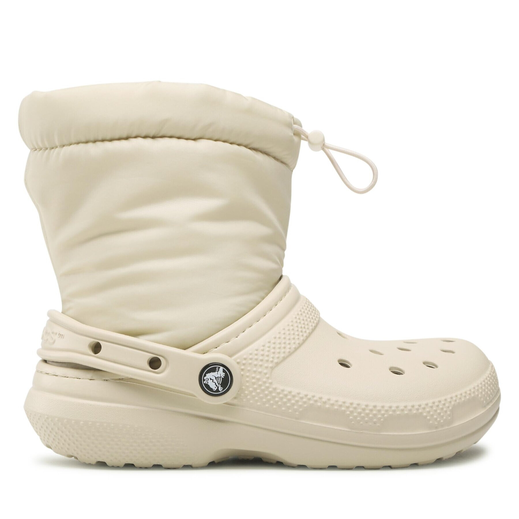 Crocs Боти Classic Lined Neo Puff Boot 206630 Бежов - Pepit.bg