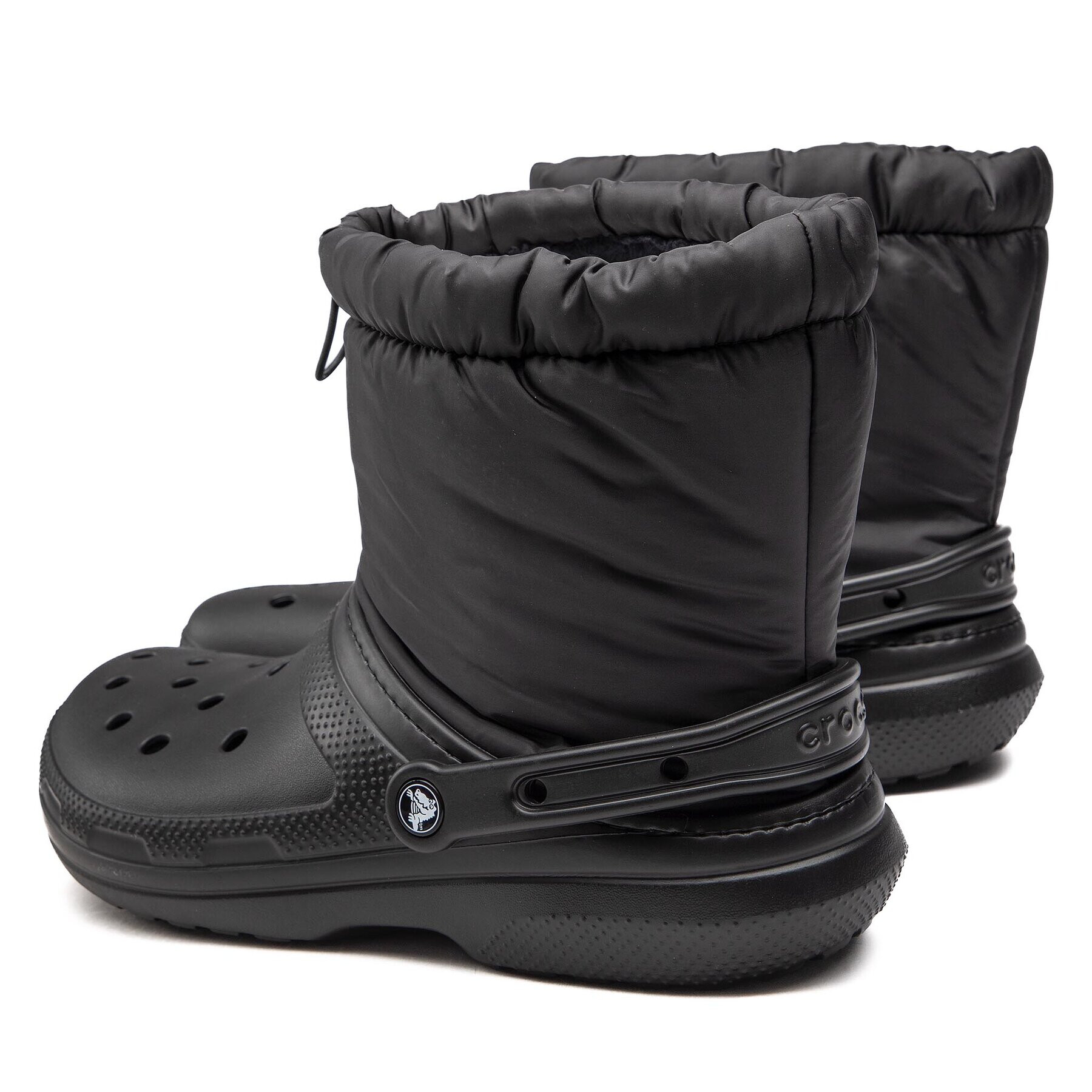 Crocs Ботуши Classic Lined Neo Puff Boot 206630 Черен - Pepit.bg