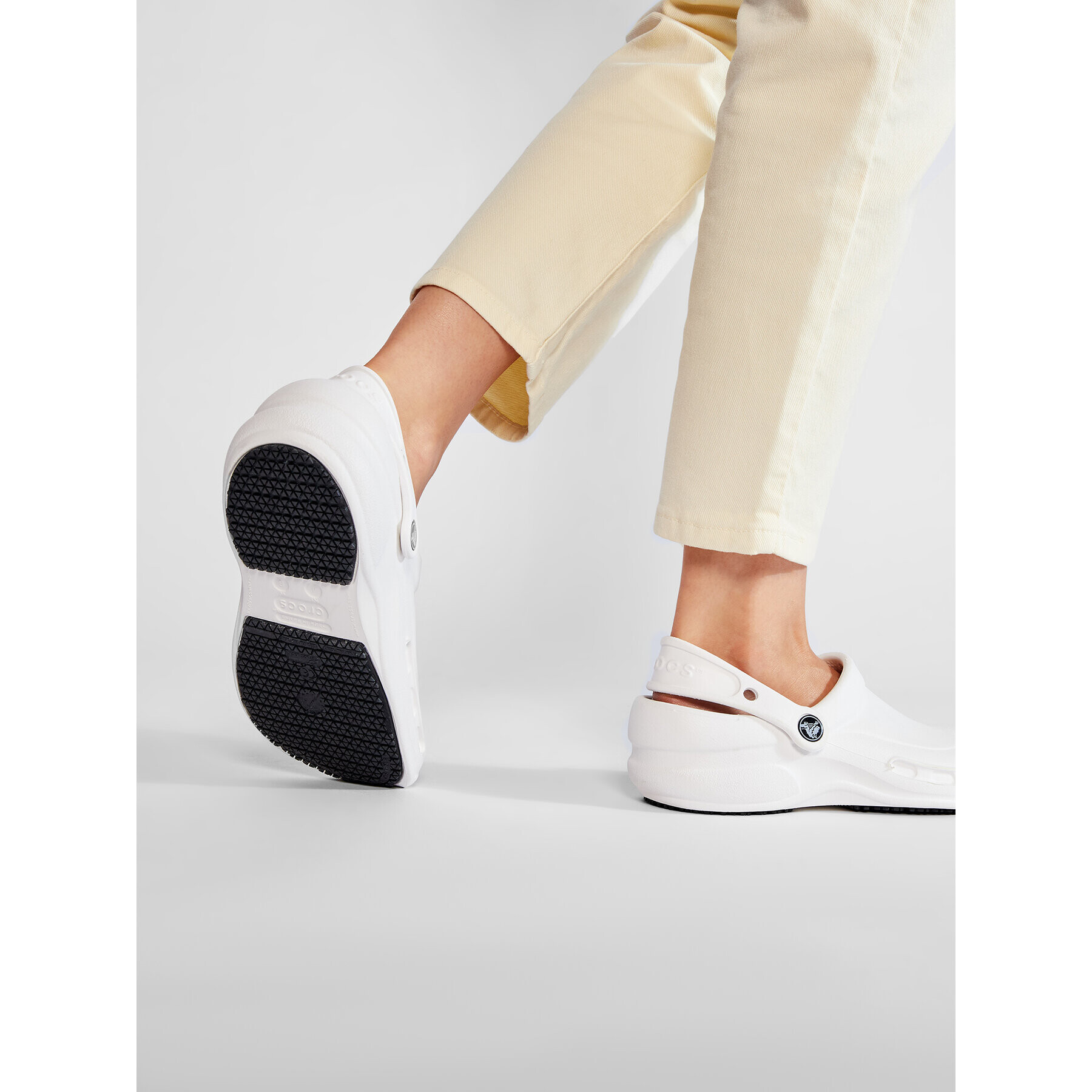 Crocs Чехли Bistro 10075 Бял - Pepit.bg