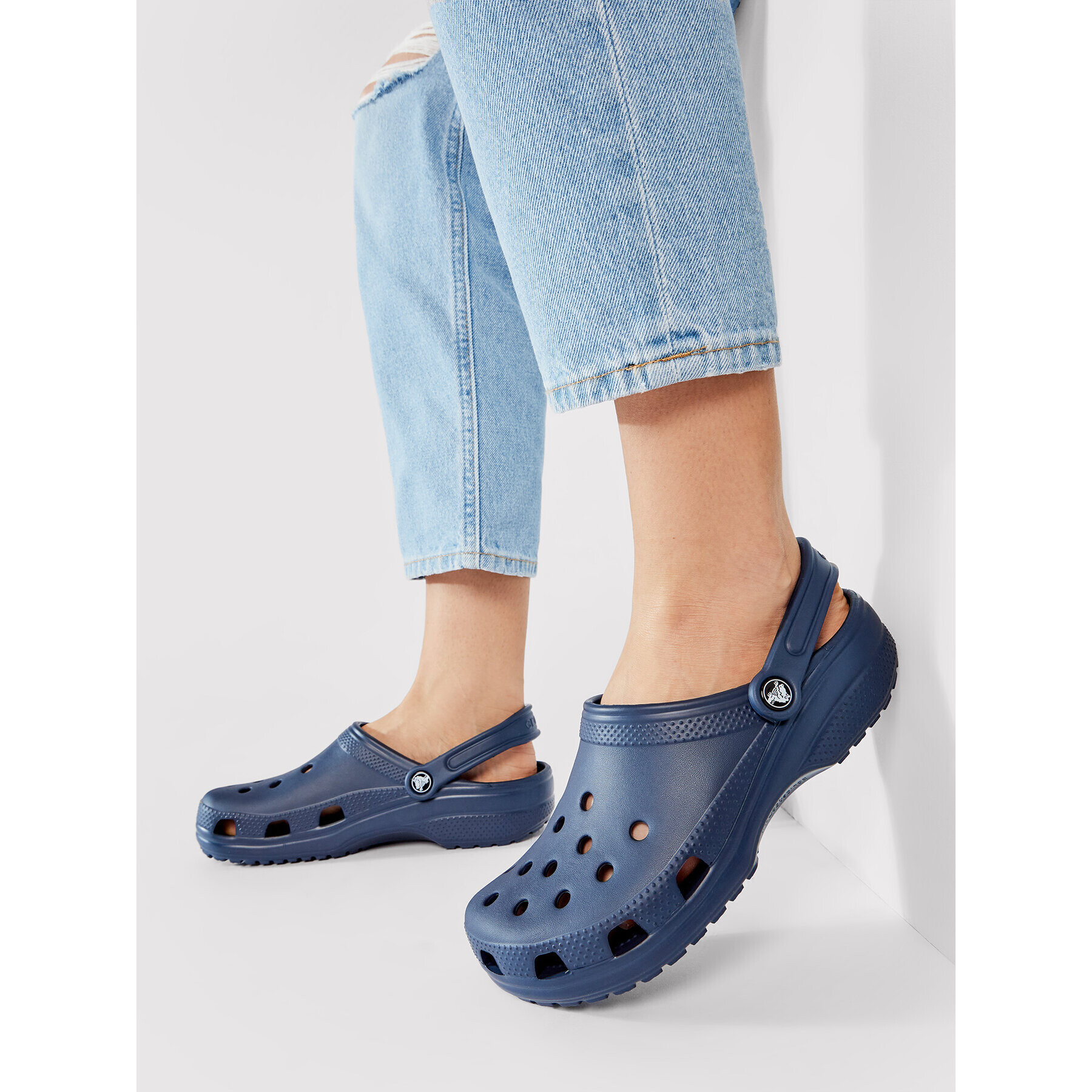 Crocs Чехли Classic 10001 Тъмносин - Pepit.bg