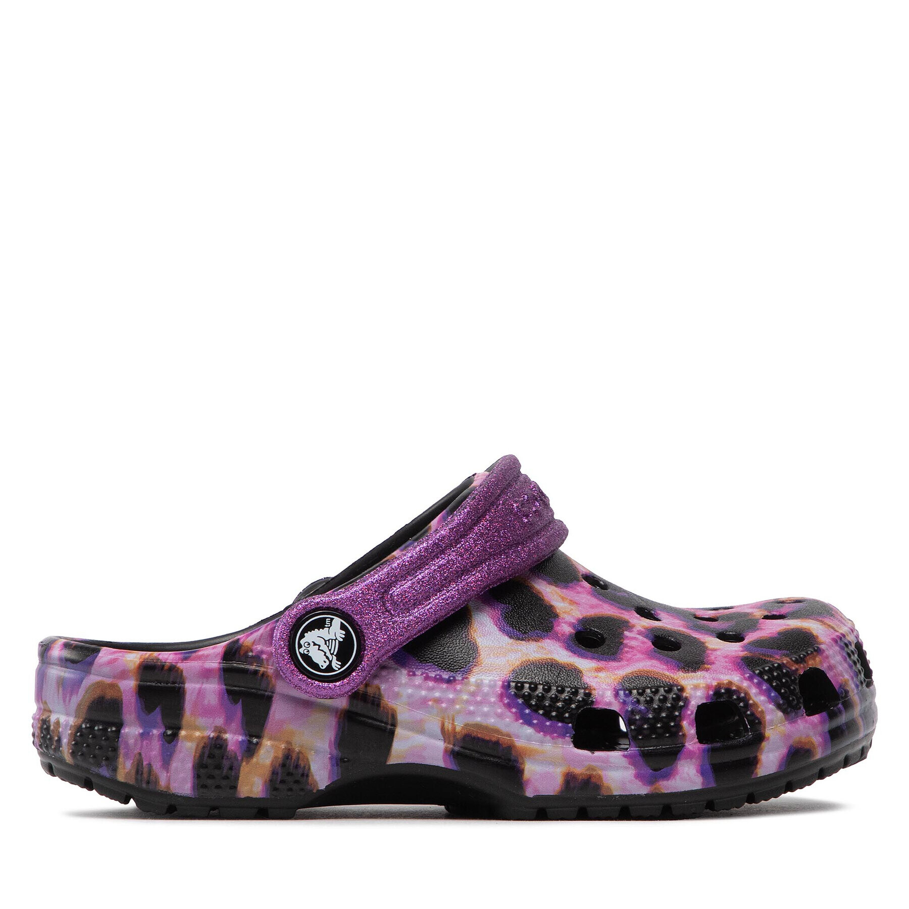 Crocs Чехли Classic Animal Print Clog K 207600 Виолетов - Pepit.bg