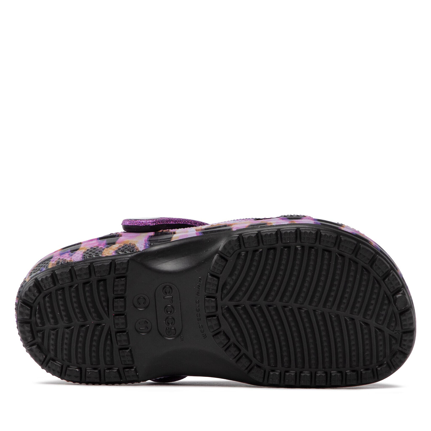 Crocs Чехли Classic Animal Print Clog K 207600 Виолетов - Pepit.bg