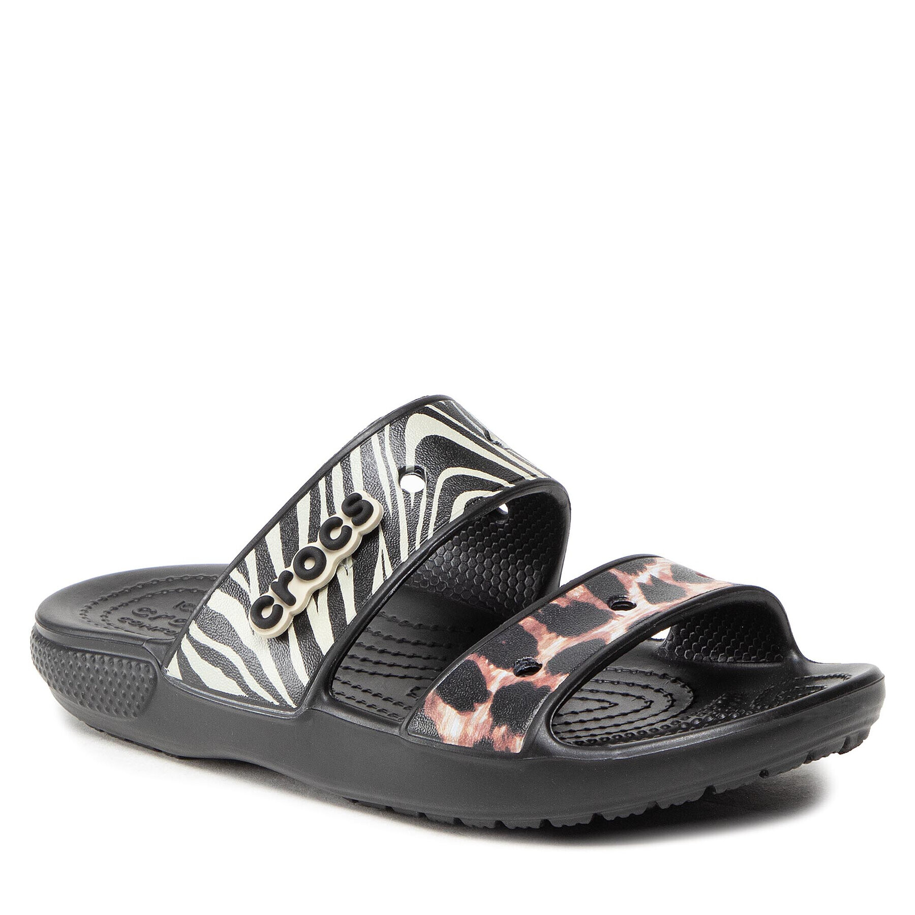 Crocs Чехли Classic Animal Remix Sandal 207847 Цветен - Pepit.bg