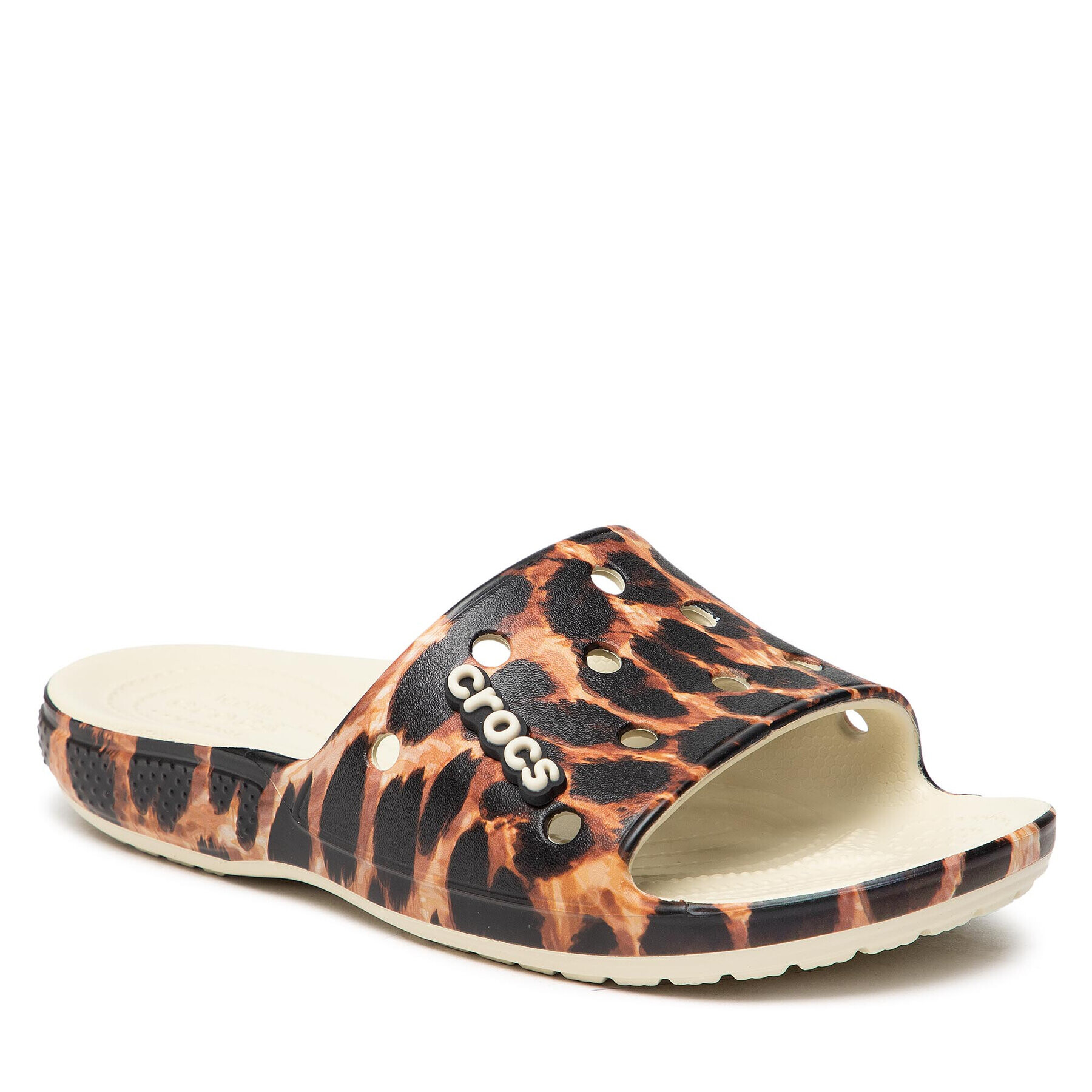 Crocs Чехли Classic Animal Remix Slide 207841 Бежов - Pepit.bg