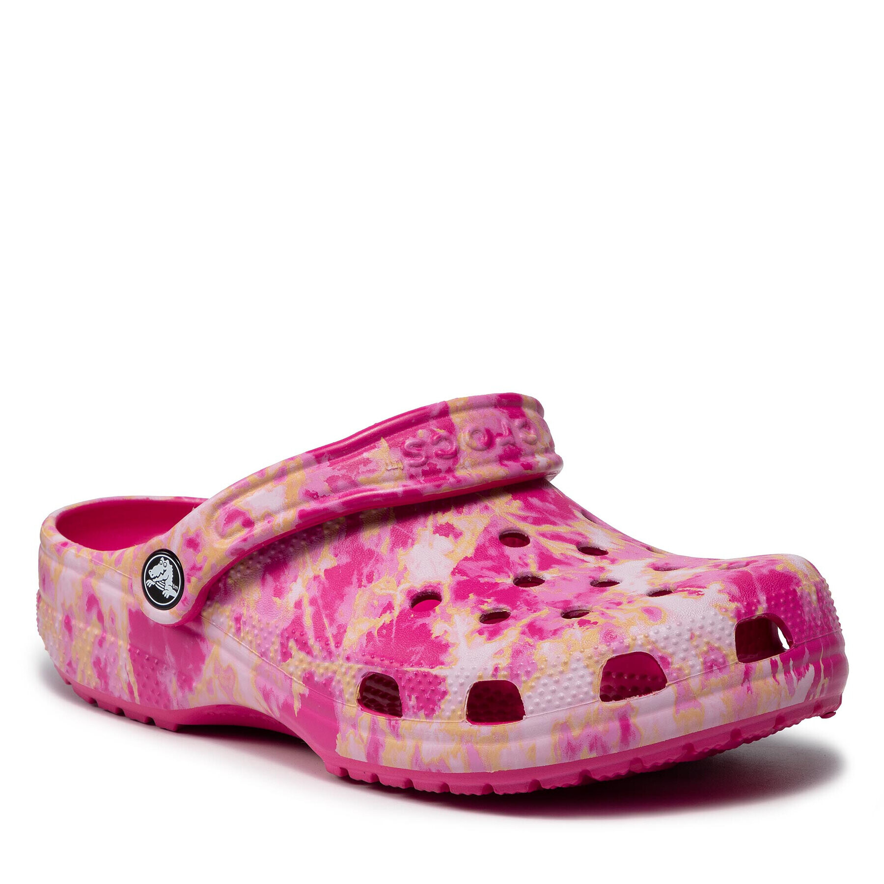 Crocs Чехли Classic Bleach Dye Clog 207326 Розов - Pepit.bg