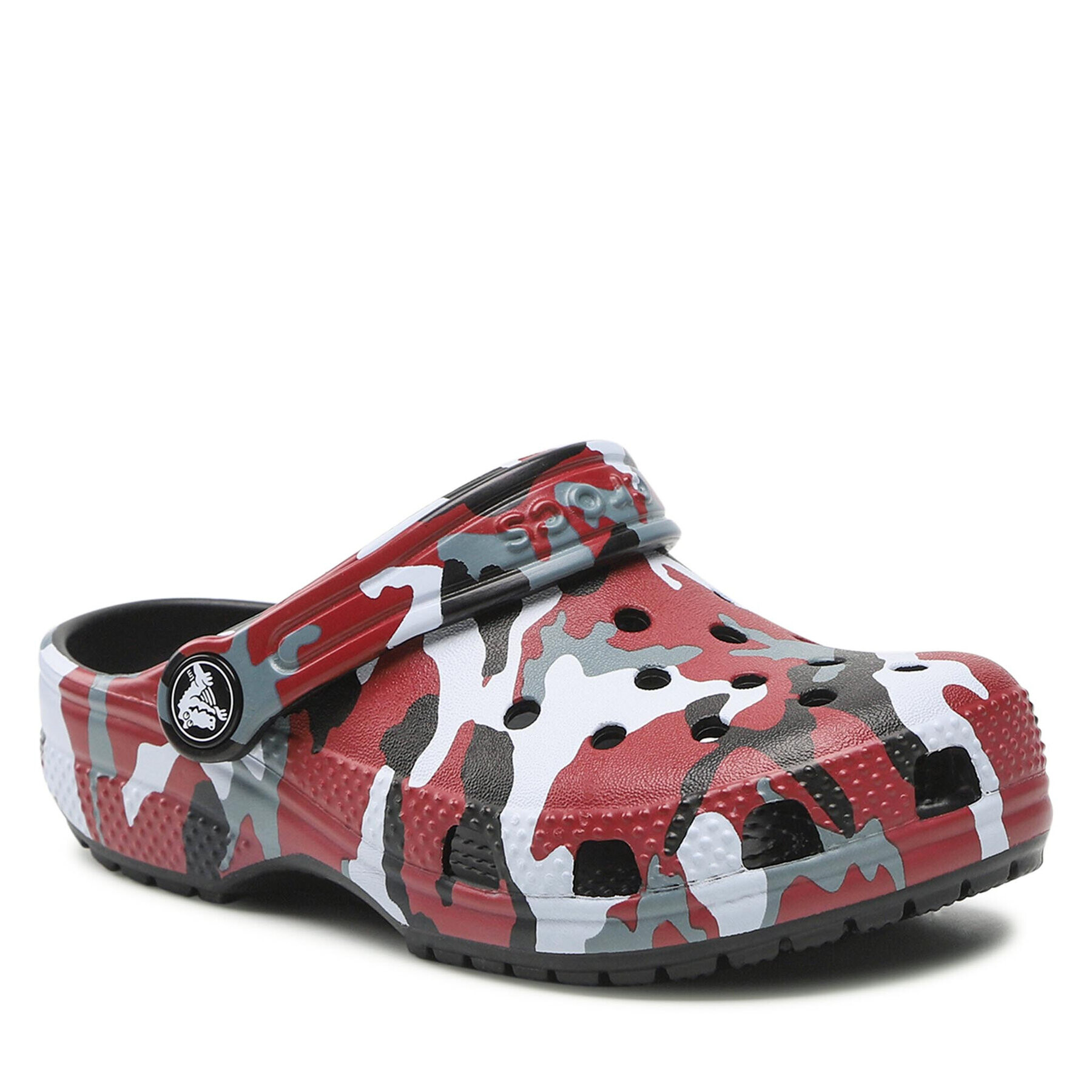 Crocs Чехли Classic Camo Clog 207594 Червен - Pepit.bg