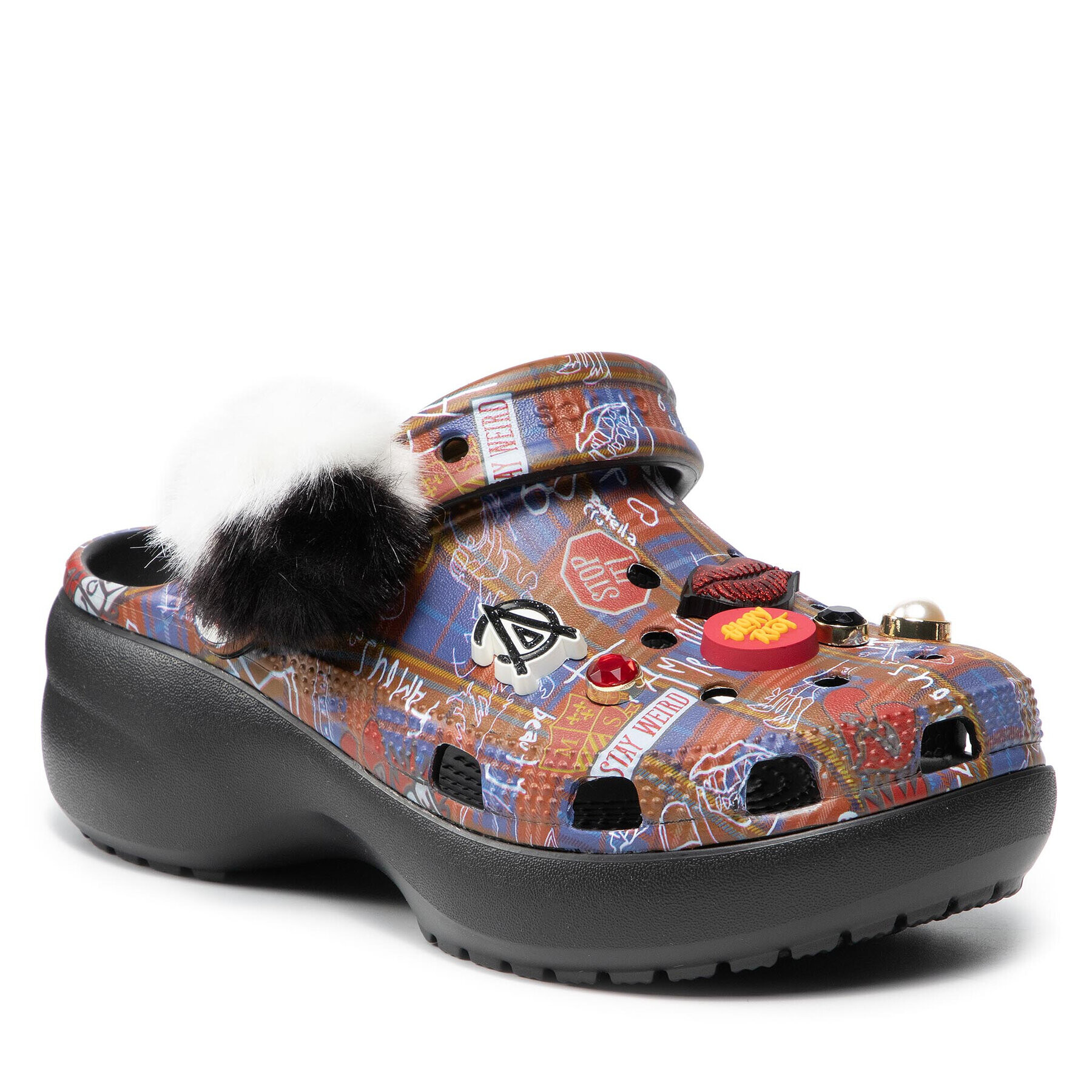 Crocs Чехли Classic Cruella II Platformcgw 207399 Черен - Pepit.bg