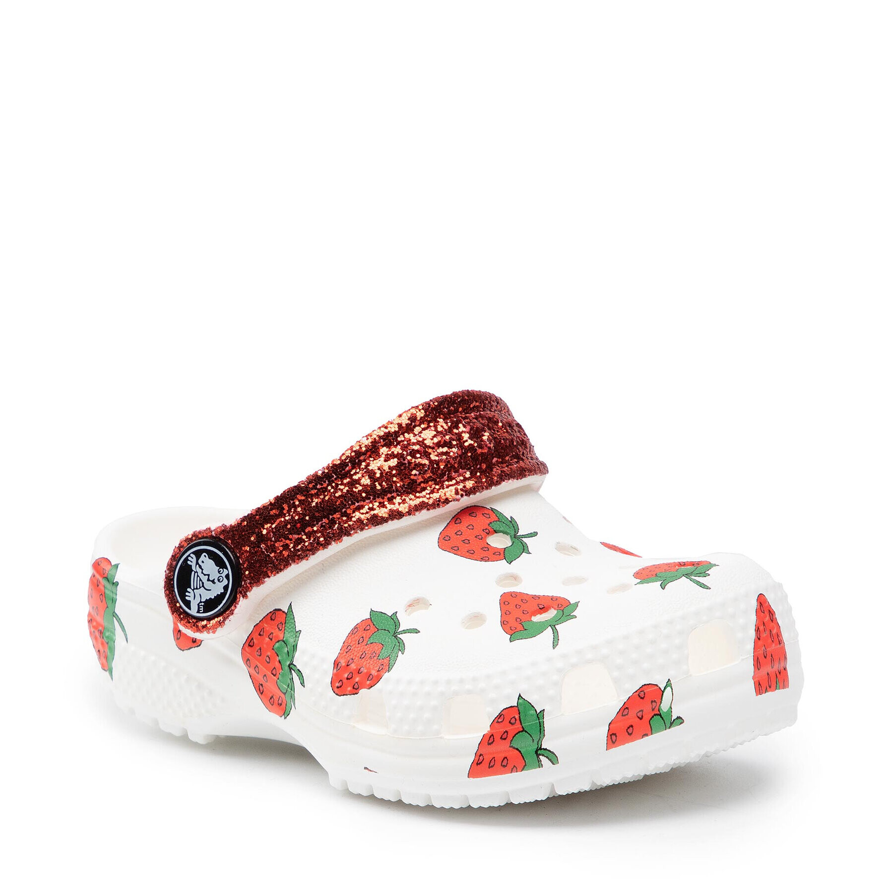 Crocs Чехли Classic Food Print Clog K 207150 Бял - Pepit.bg