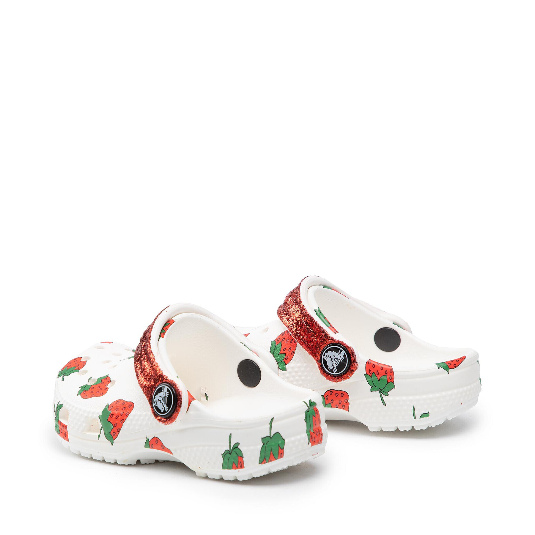 Crocs Чехли Classic Food Print Clog K 207150 Бял - Pepit.bg